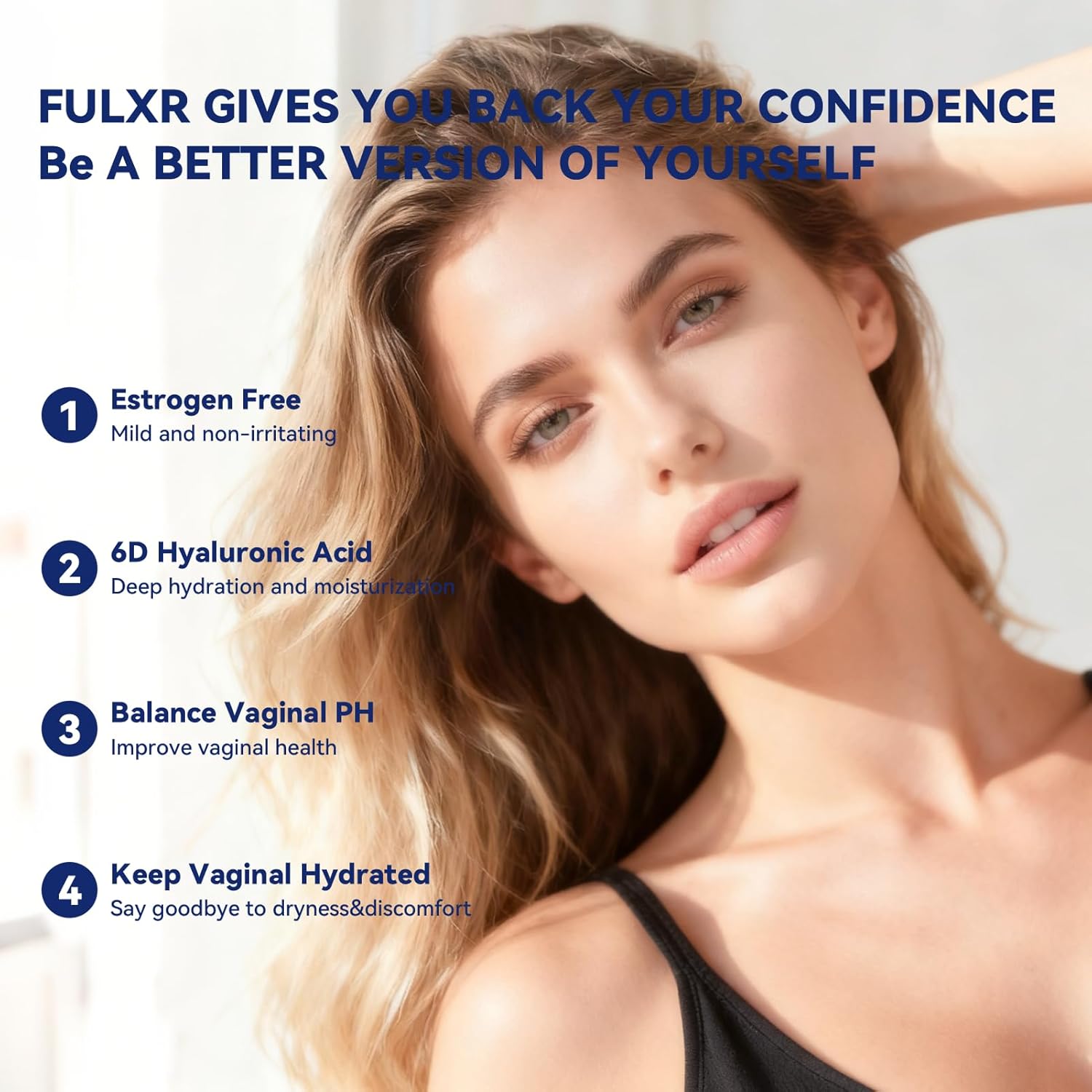 Vaginal Moisturizer, Moisturizing Vaginal Gel with 14mg Hyaluronic Acid-Natural, Gentle Hydration, Hormone-Free Gel for Dryness Relief & pH Balance (12pack) - Image 2