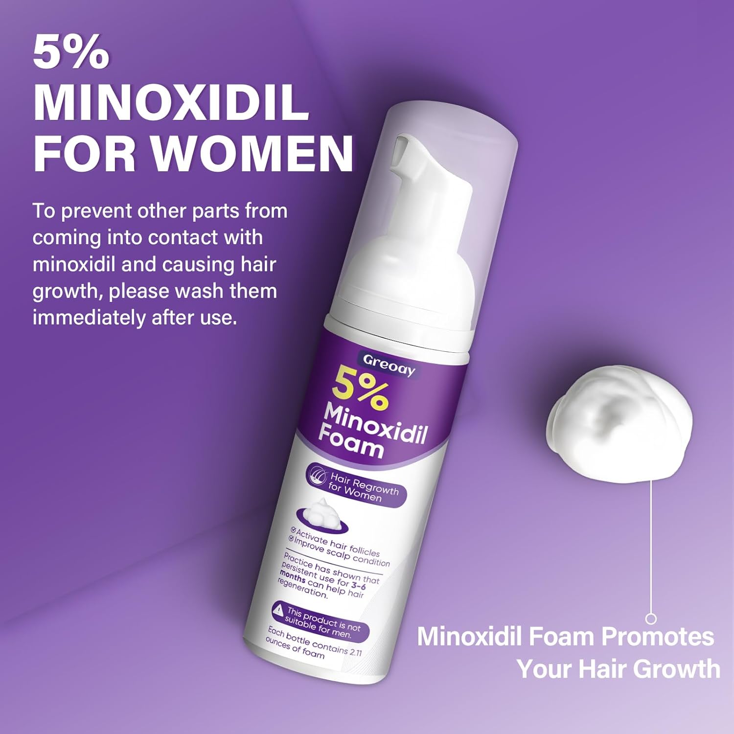 5% Minoxidil Foam for Women - Image 4
