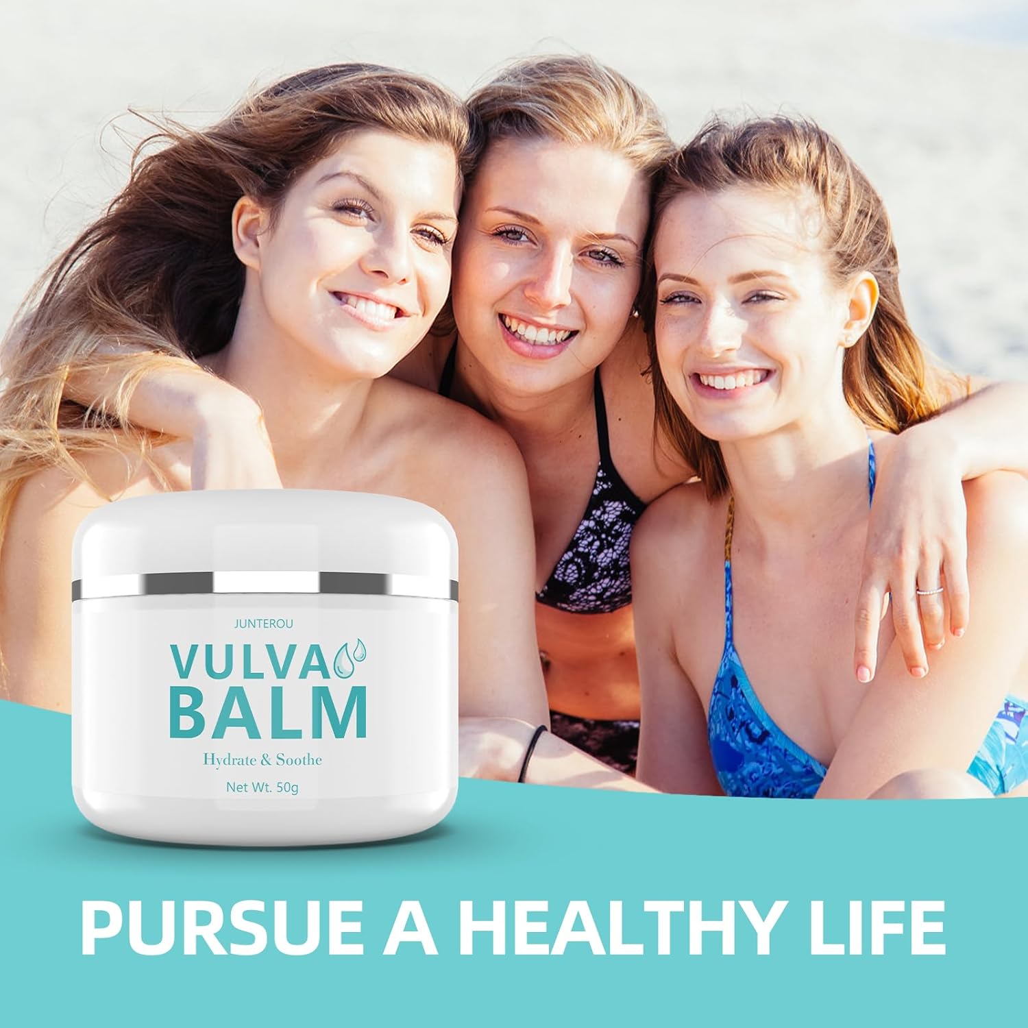 Vaginal Moisturizer for Vaginal Dryness & Itching, Vulva Balm with Shea Butter & Vitamin E-Intimate Care & Menopause Support, No Fragrances & Harsh Chemicals, Pure and natura,50g - Image 7