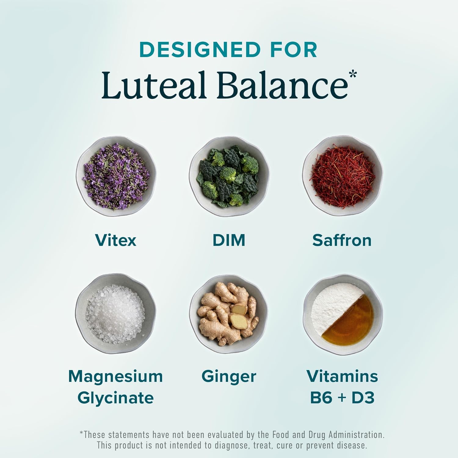 Luteal Phase Support Supplement | Bloating, Mood, Hormone Balance, Menstrual Regularity & PMS Support | With Chasteberry, DIM & More | Hormone Harmony for Women | Gluten-Free & Non-GMO | 60 Ct - Image 3