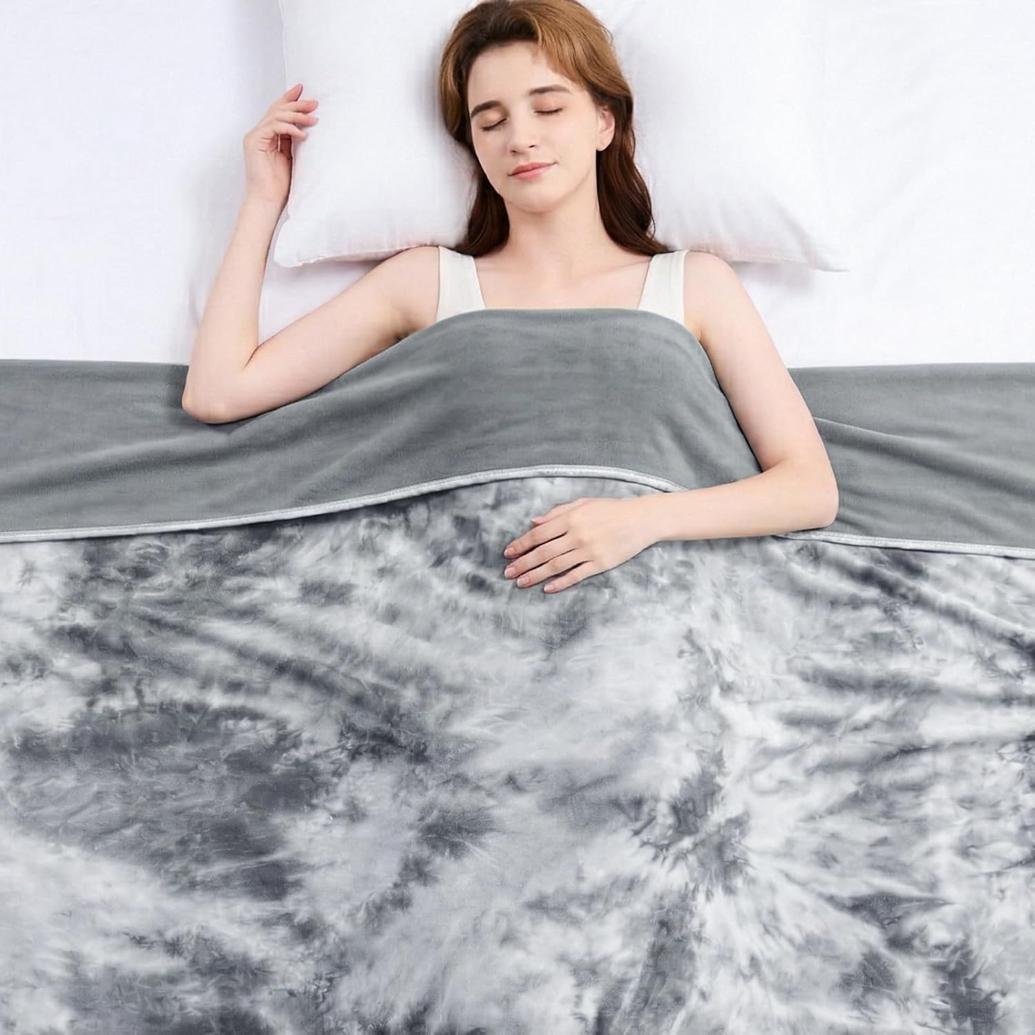 Topcee Cooling Throw Blanket – Lightweight Breathable Blanket for Hot Sleepers & Night Sweats (50"x70")