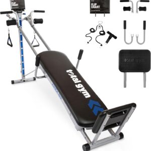 Total Gym Apex G3, Slim-Frame Incline Bodyweight Training Home Exercise Machine w/ 8 Levels of Resistance, Squat Stand, & Basic Accessory Set