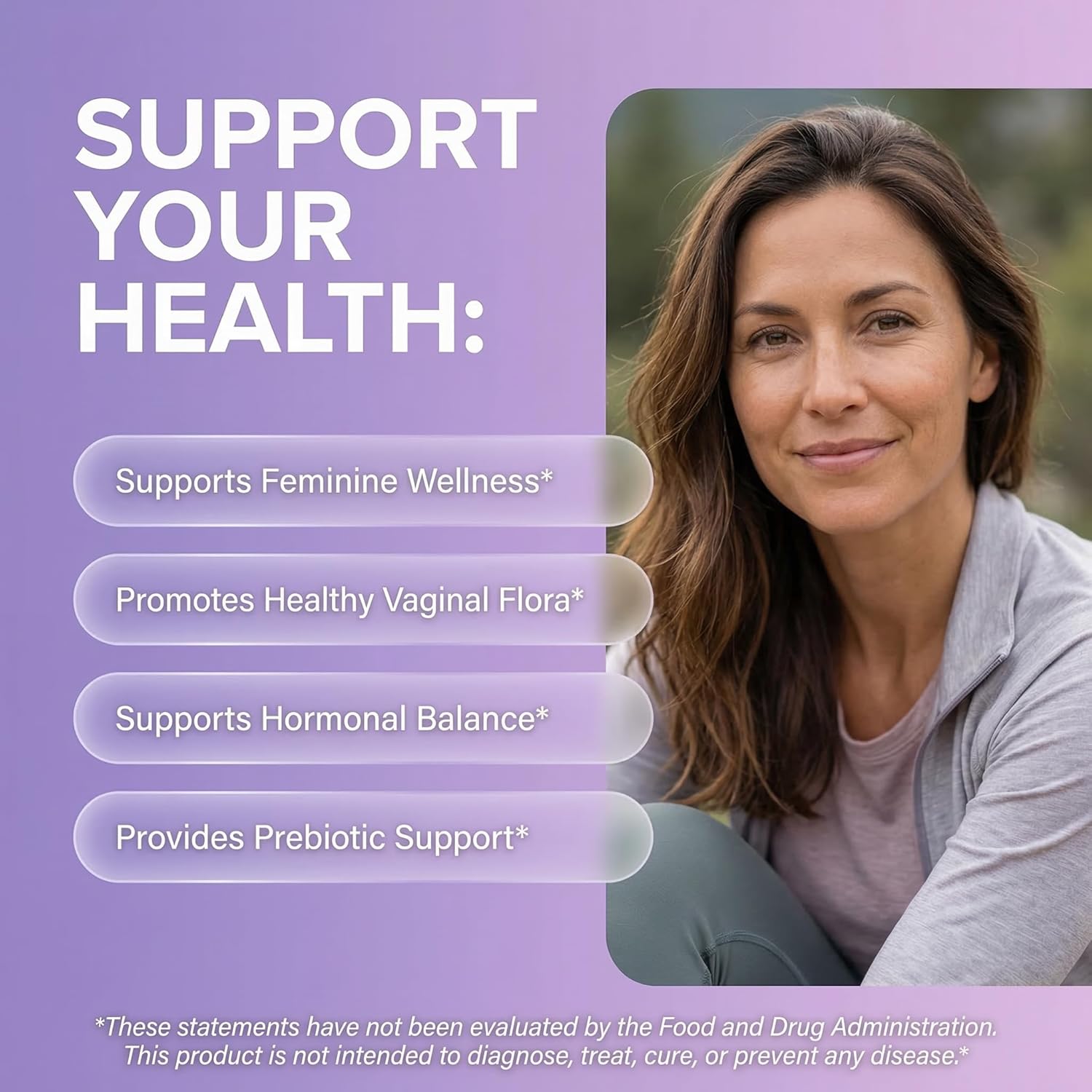 Liquid Probiotics for Women Drops with Chasteberry, Black Cohosh, Prebiotics, Digestive Enzymes, Evening Primrose Oil, Wild Yam, Cranberry Dmannose and Iron Vitamin D3 K2 Clean Nutra Bella Biotics - Image 2