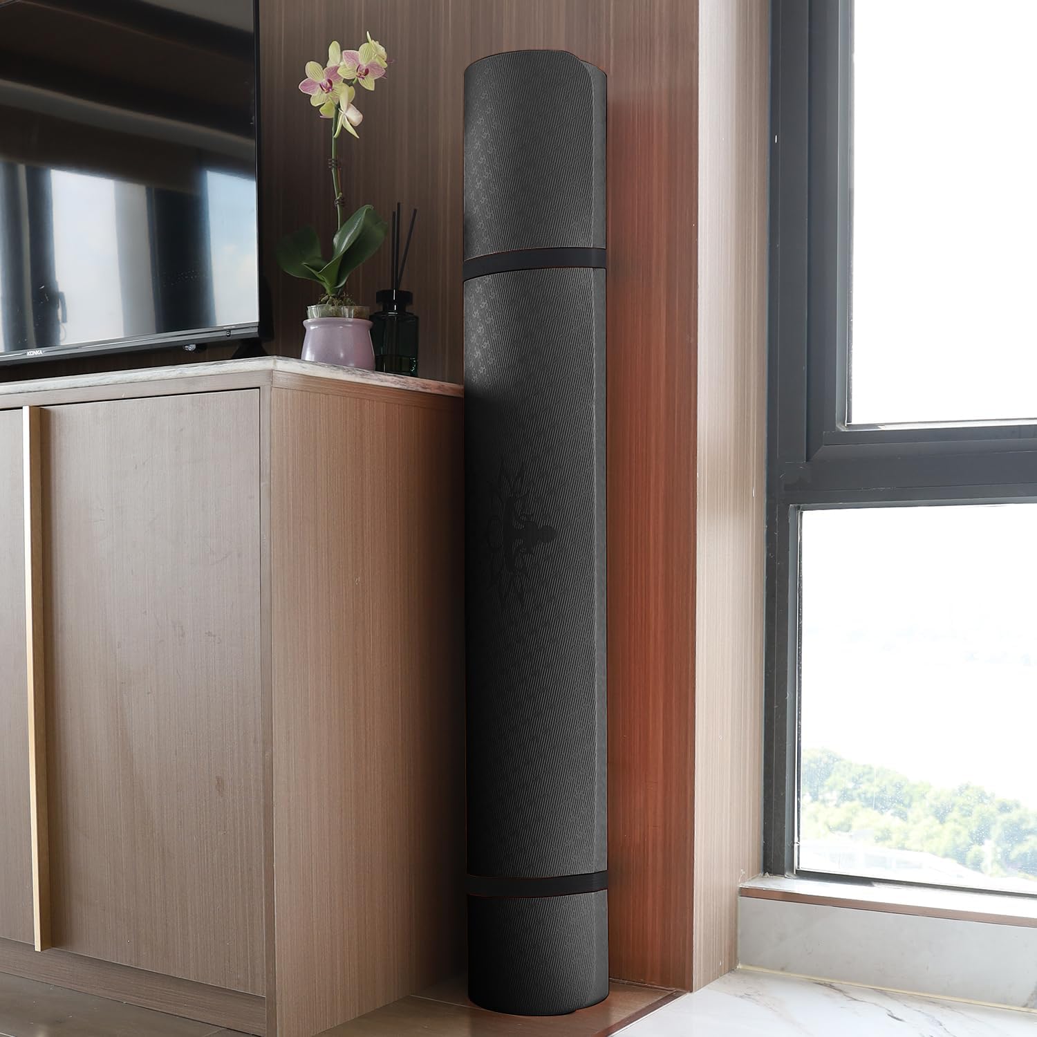 Hatha Yoga Large TPE Yoga Mat 6'x4'x1/2" Extra Thick Non-Slip Exercise Mat - for Yoga Pilates & Home Gym Workouts - Image 6