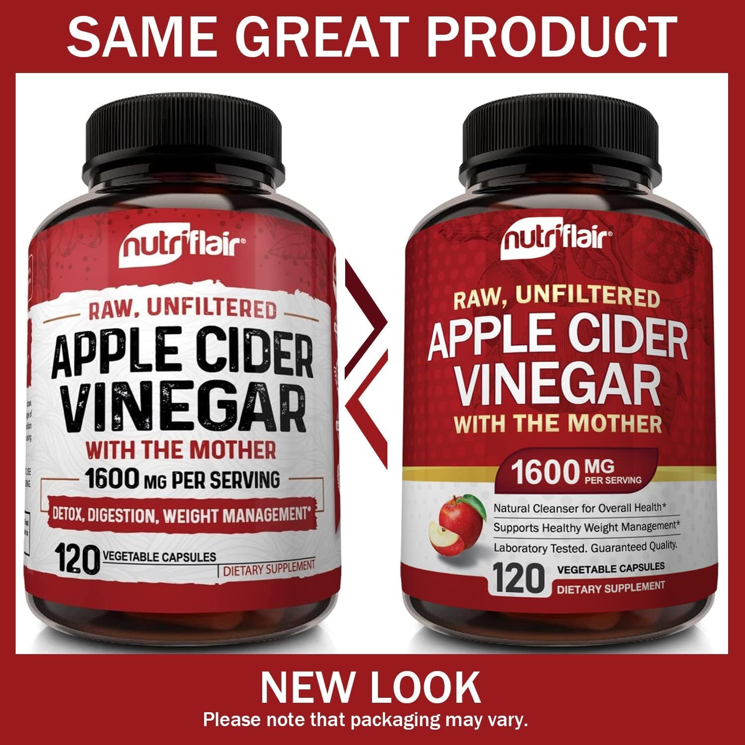 Apple Cider Vinegar Capsules with The Mother - 120 Vegan ACV Pills - Best Supplement for Healthy Weight Loss, Diet, Keto, Digestion, Detox, Immune - Powerful Cleanser & Appetite Suppressant Non-GMO - Image 3