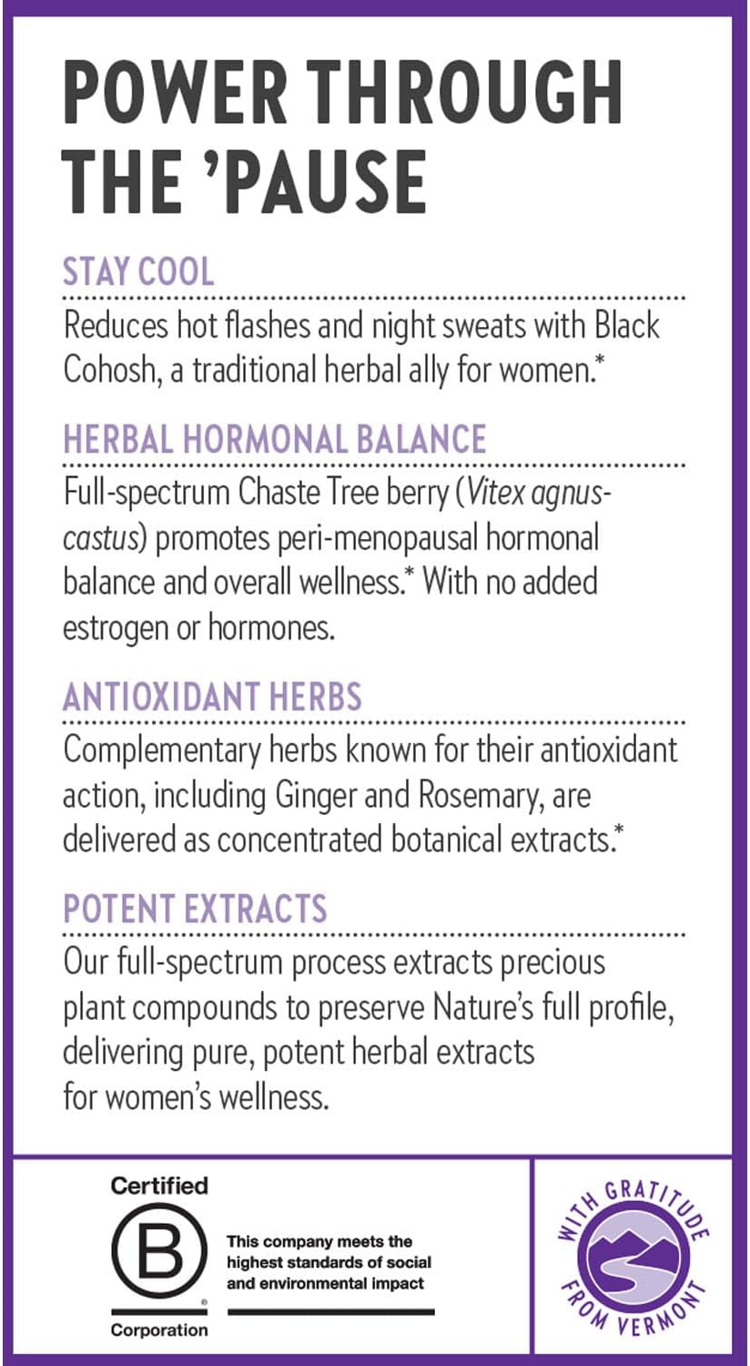 New Chapter Menopause Supplement - Estrotone Herbal Hormone Balance for Women in Perimenopause, with Black Cohosh for Hot Flash Relief & to Reduce Night Sweats + Vitex, No Added Hormones - 30 ct - Image 9