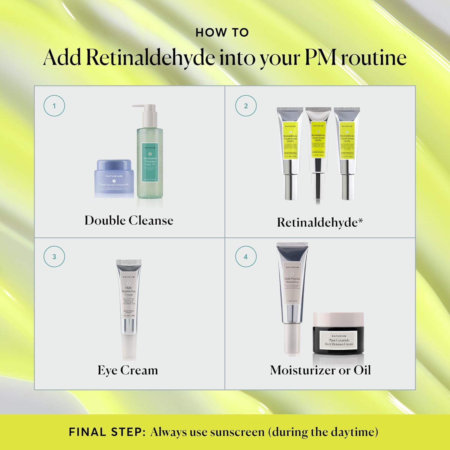 Naturium Retinaldehyde Cream Serum 0.05%, Advanced Anti-Aging & Smoothing Face & Skin Care, 1.7 oz - Image 5