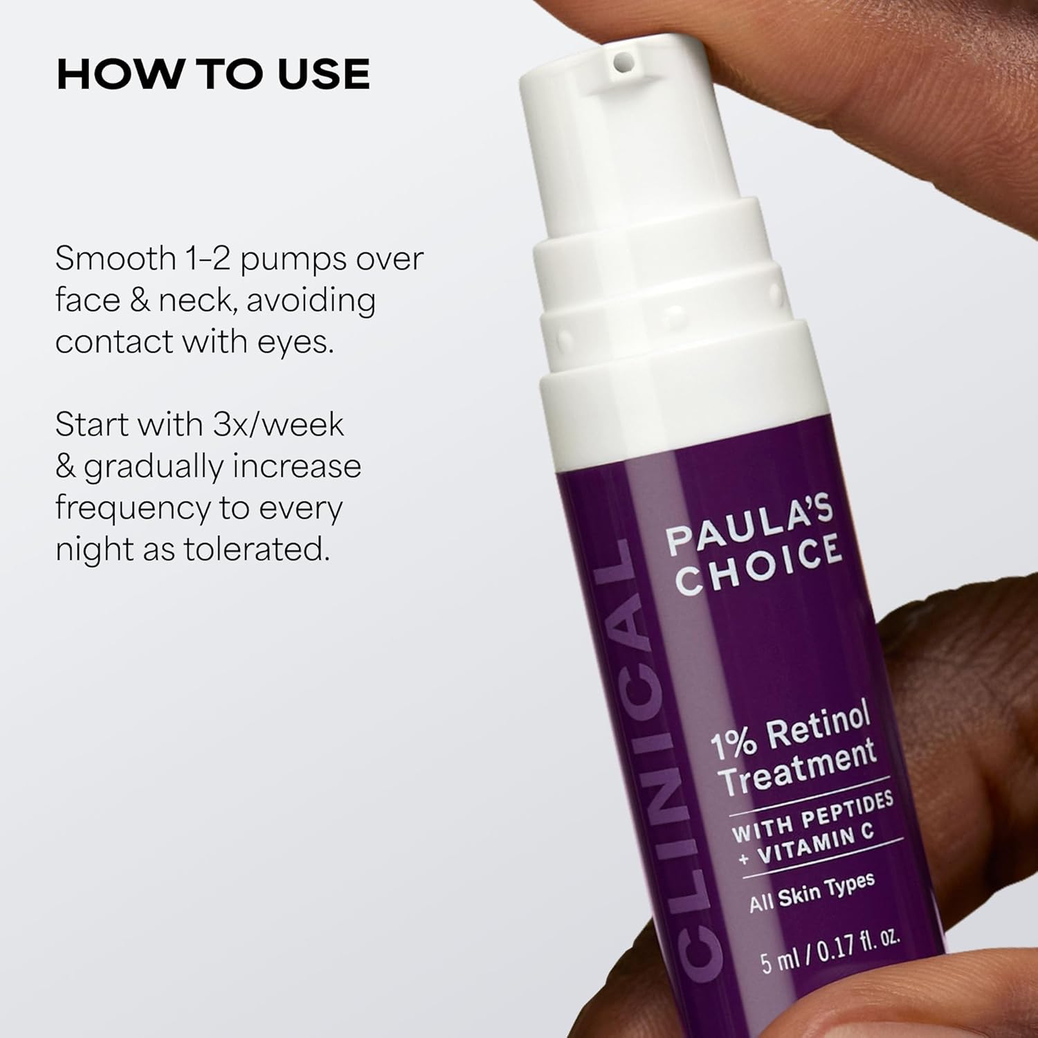 Paula's Choice CLINICAL 1% Retinol Face Treatment with Peptides, Vitamin C & Licorice Extract, Anti-Aging Skin Care Serum, Fine Lines & Wrinkles, Fragrance Free - Image 9