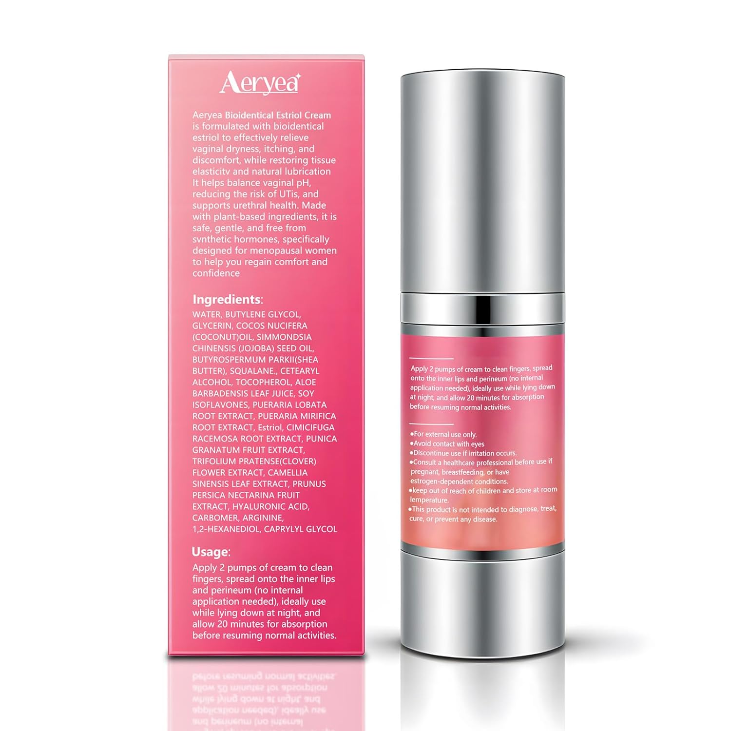 Natural Estriol Cream Support Menopausal Hormone Balance for Relief Perimenopause - Image 8