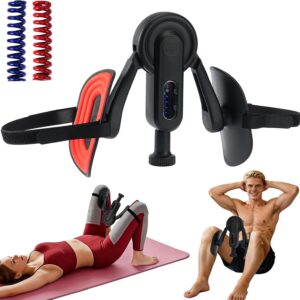 Thigh Trainer, 10-135LB Adjustable Resistance Pelvic Floor Exercise Devices, Kegel Inner Thigh Exerciser with Leg Strap, Thigh Workout Equipment for Shaping, Yoga, Weight Loss Home Gym