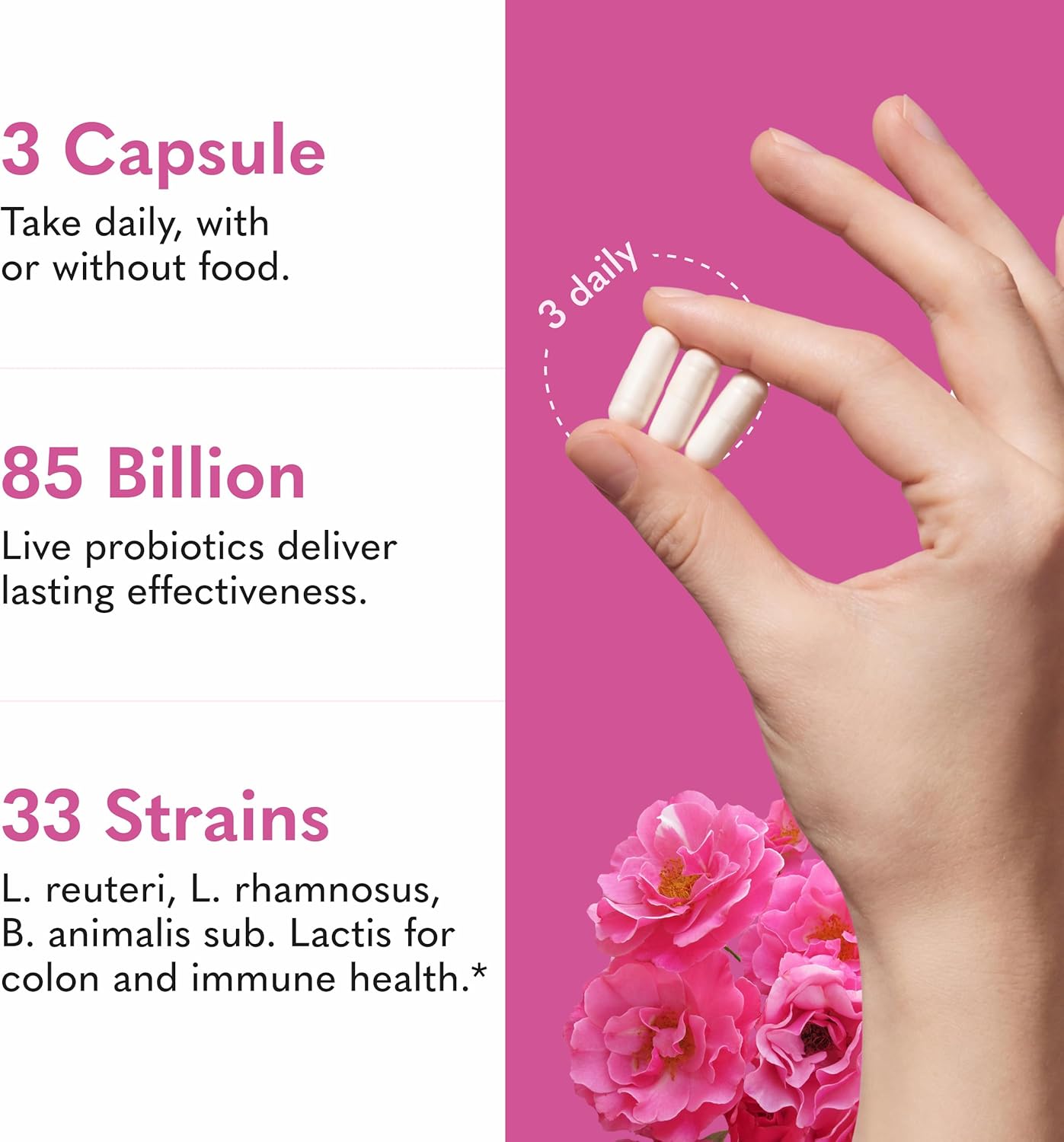 Garden of Life Raw Probiotics Women 50 & Wiser - 85 Billion Live Cultures - Probiotic Supplement with Bulgarian Yogurt & Eastern Europe Wild Kefir Culture - 90 Vegetarian Capsules - Image 3