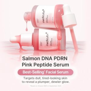 medicube Overnight Renewal Salmon PDRN Duo: Salmon DNA PDRN Pink Peptide Serum and Salmon DNA PDRN Pink Collagen Capsule Cream, Gifts for Women, Mother's Day