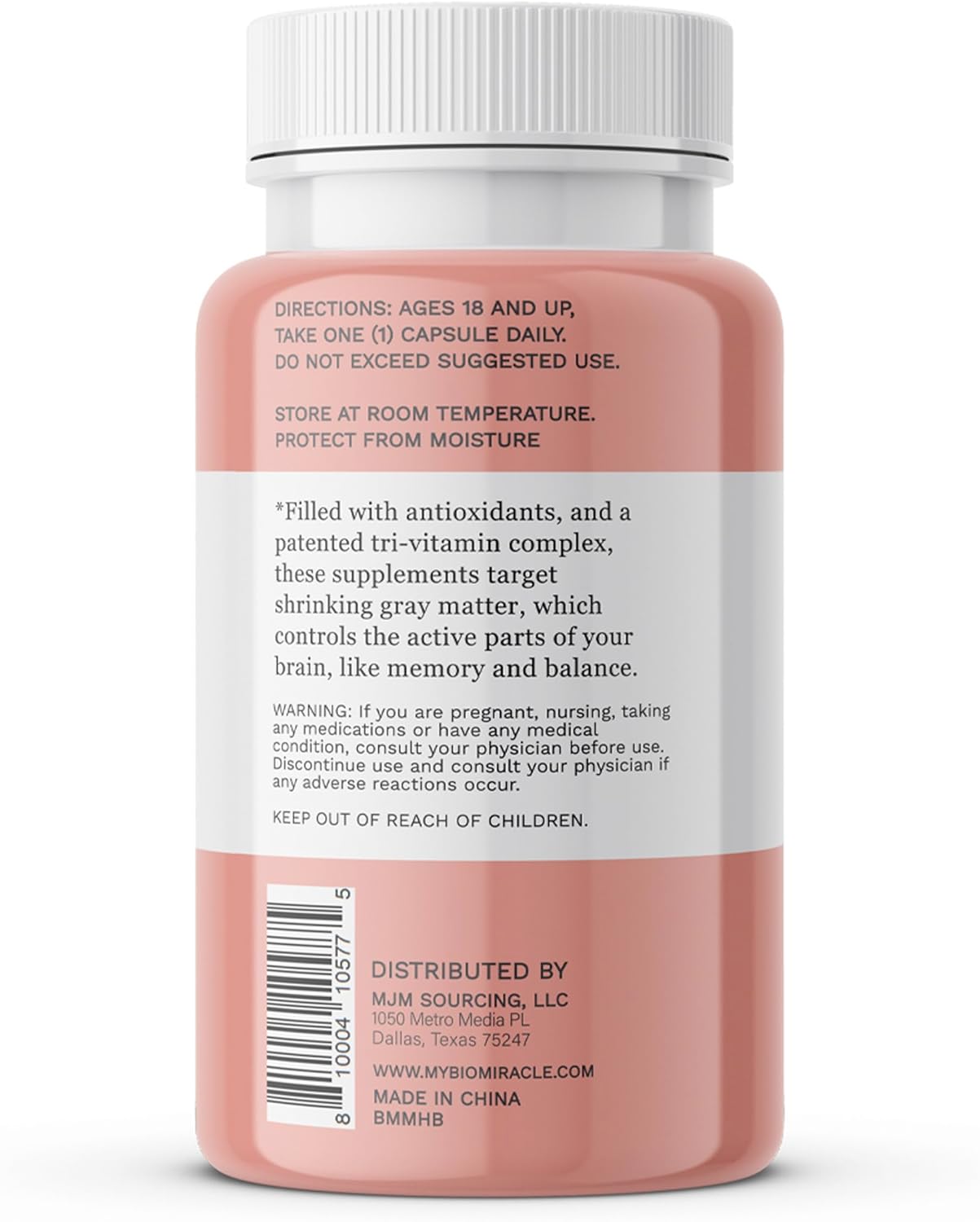 BioMiracle Menopause Balance - Advanced Hormone Support with KSM-66 Ashwagandha, Maca & Wild Yam - Supports Memory, Balance & Brain Health - Potent Antioxidants - 30 Capsules - Image 6