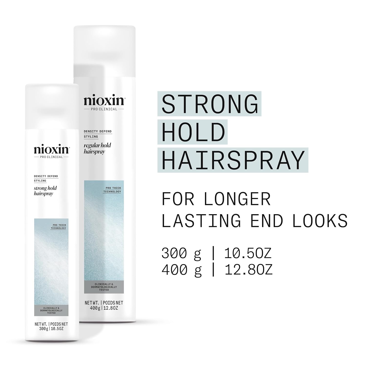 NIOXIN Density Defend Styling Strong Hold Hairspray For Long-Lasting Hairstyles Humidity Resistant 10.6 Fl oz. - Image 2