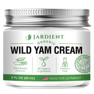 Jardient Wild Yam Cream Hormone Balance: Australia Dr. Barbara O'neill Recommended Organic Formula for Menopause Relief & Menstrual Support Like Hot Flashes Night Sweats
