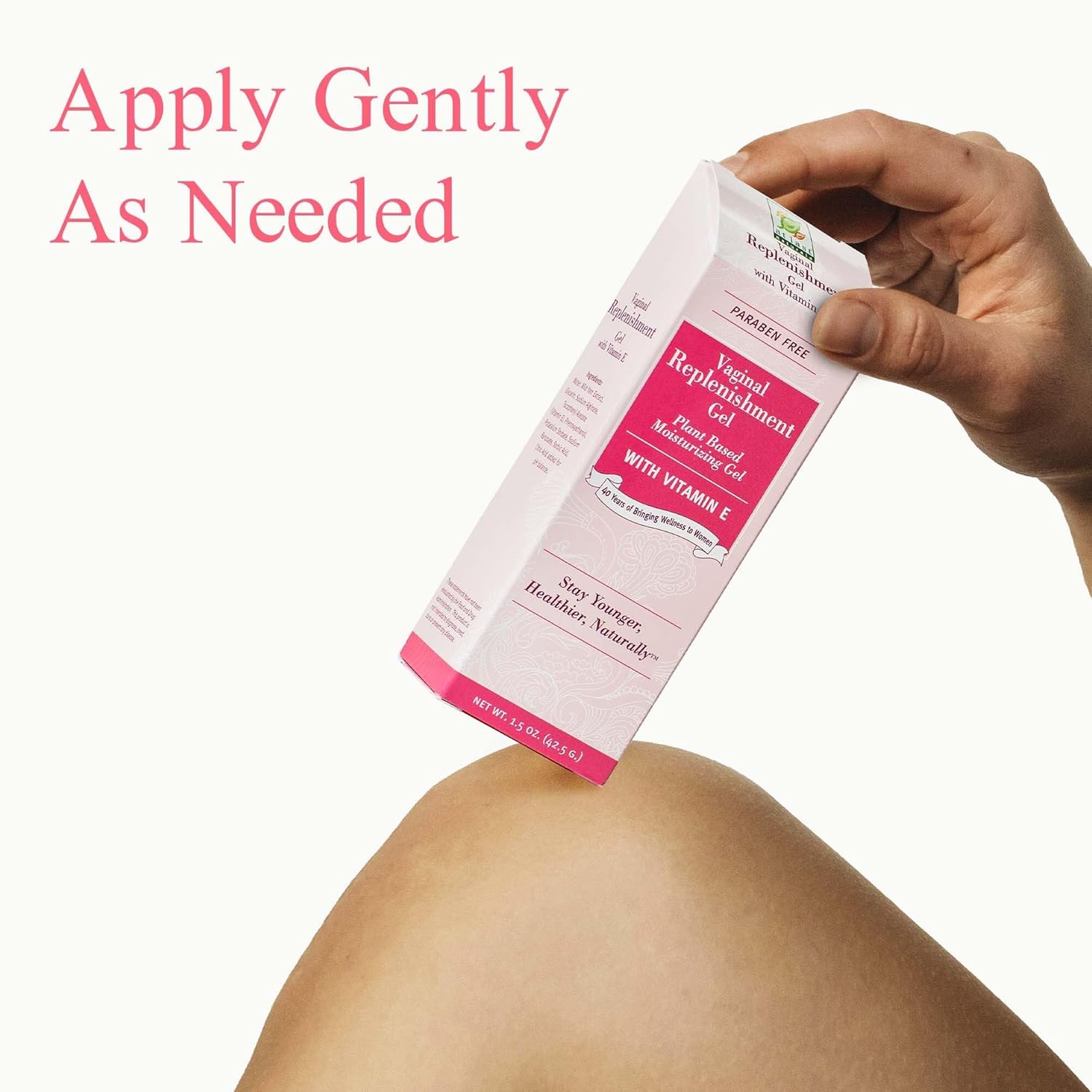 At Last Naturals SKIN Moisturizer Gel 1.5 oz Plant Based with Wild Yam and Vitamin E Helps Restore Moisture and pH Balance for Feminine Care Paraben Free Non Greasy Long Lasting Hydration 1 Pack - Image 7