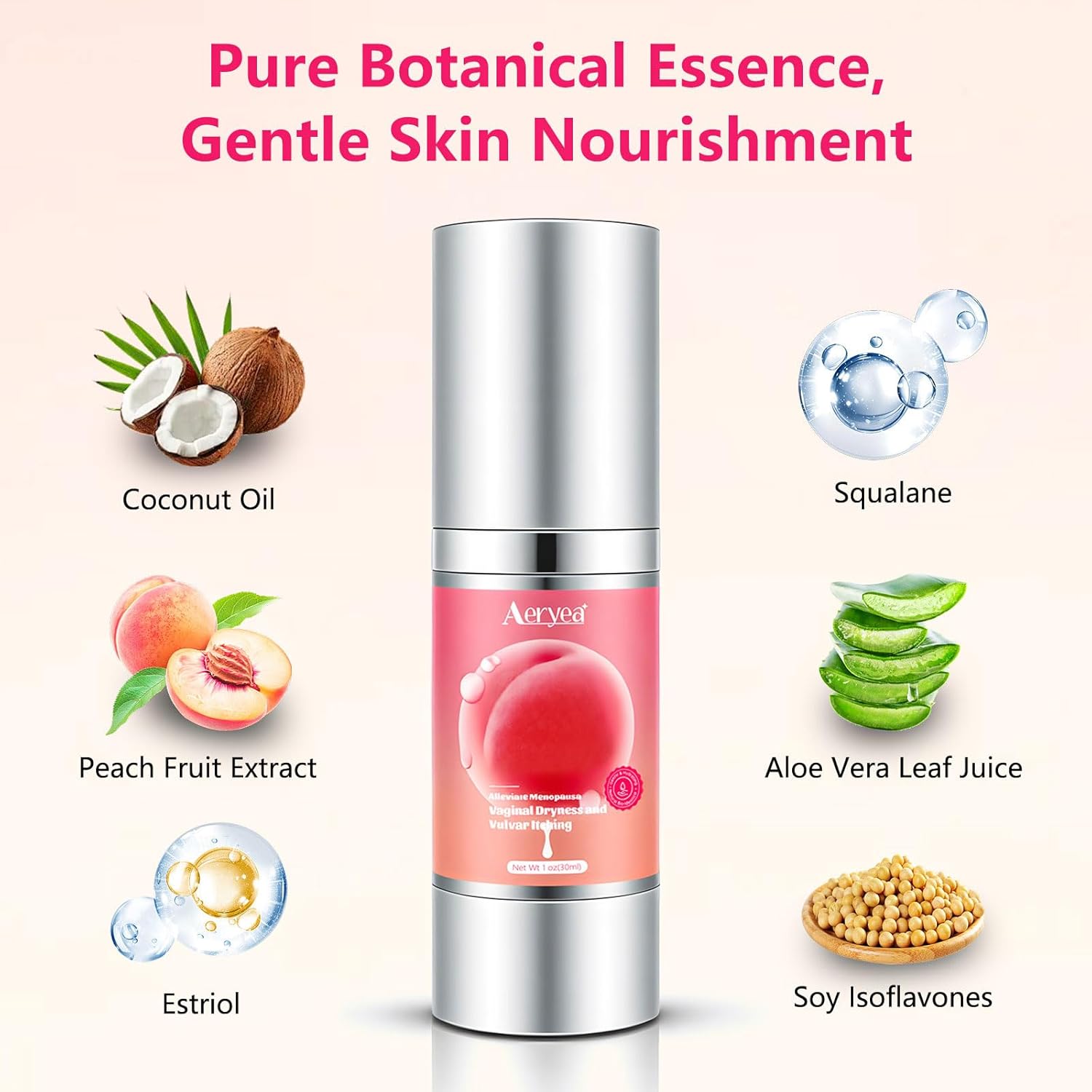 Natural Estriol Cream Support Menopausal Hormone Balance for Relief Perimenopause - Image 5