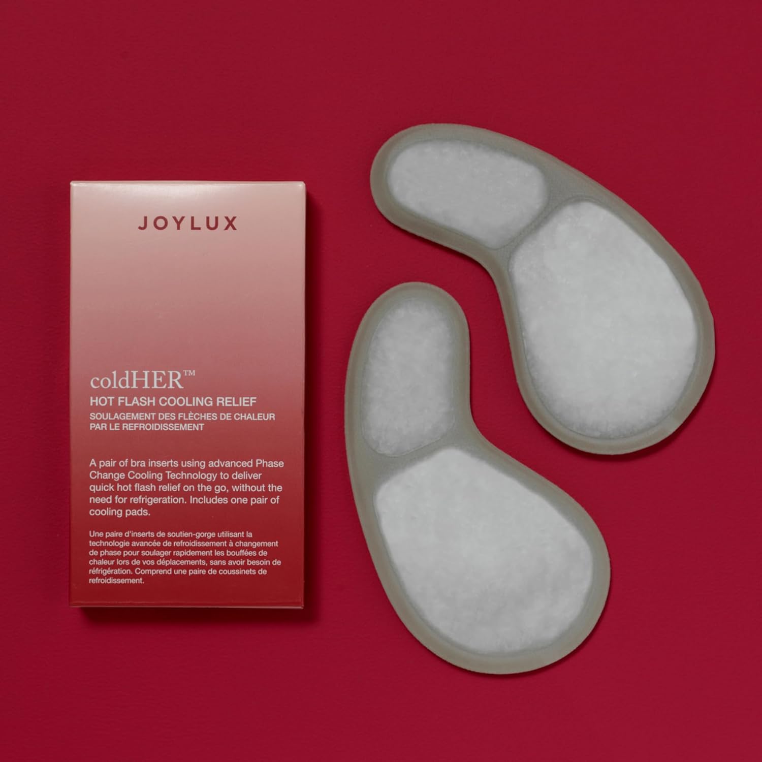 Joylux coldHER Cool Pack | Cooling Bra Inserts | Hot Flash Relief | Menopause Relief | Postpartum Care - Image 4