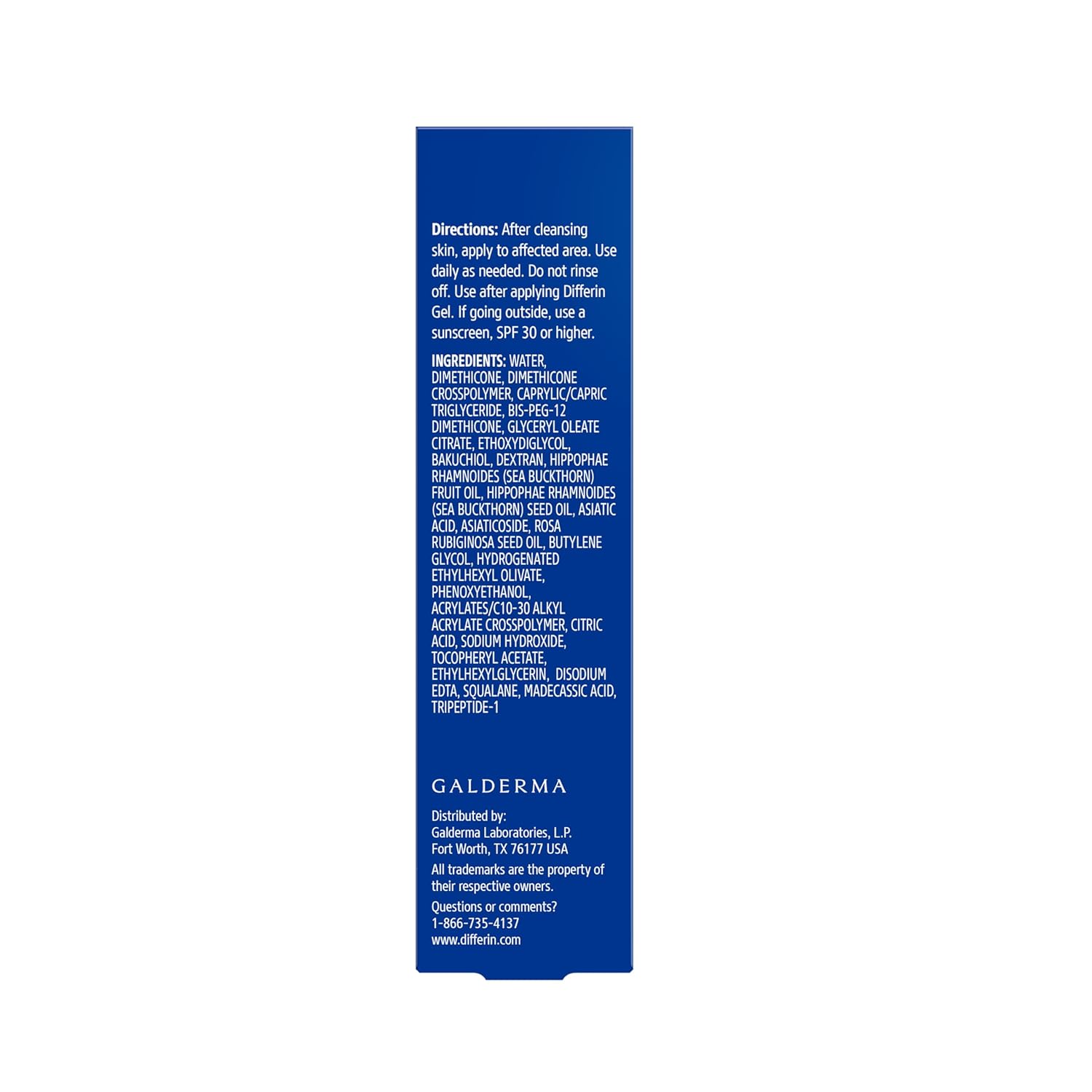 Differin Gel Acne Scar Spot Treatment for Face, Resurfacing Scar Gel, Gentle Skin Care for Acne Prone Sensitive Skin, 1 Oz (Packaging May Vary) - Image 7
