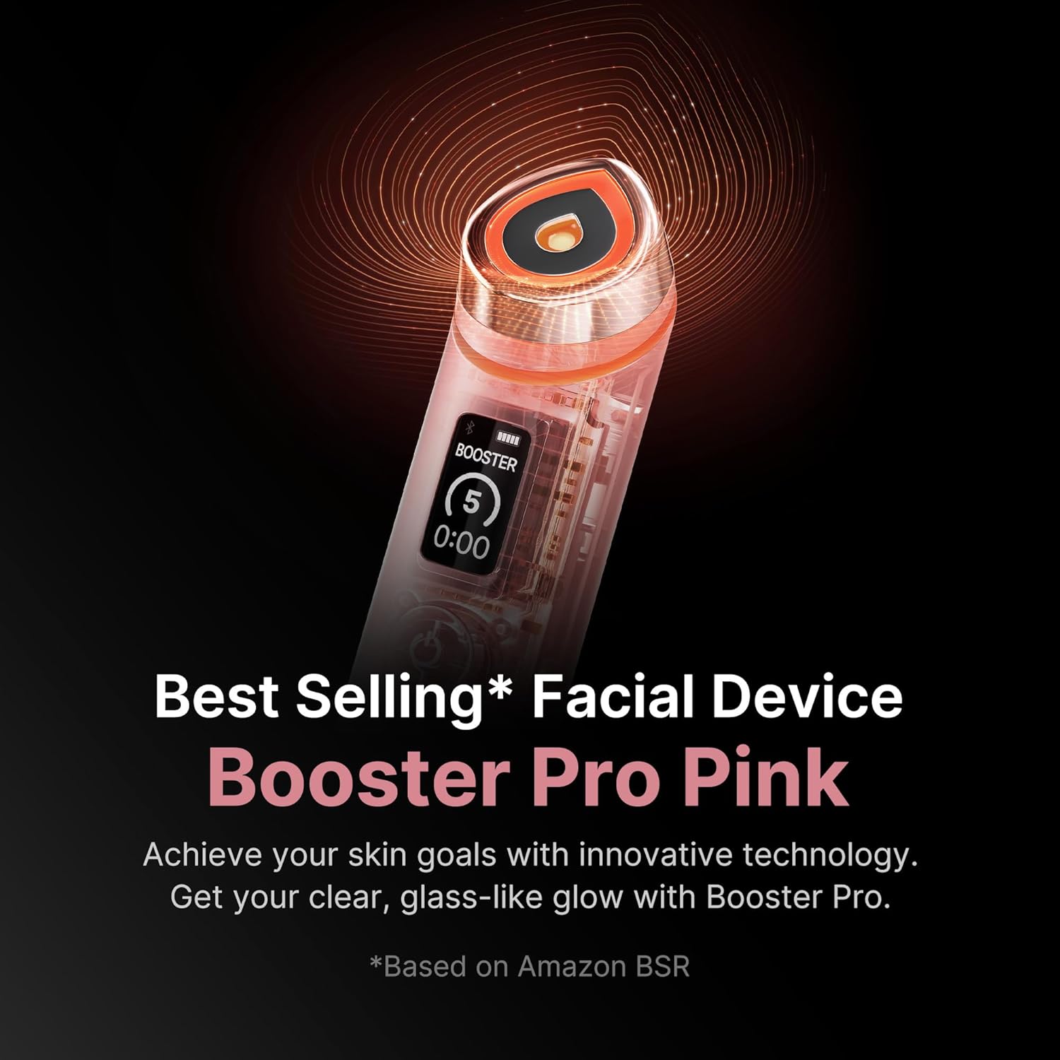 medicube Pink Skincare Set – Glass Glow Skin Care Kit with Booster Device & Collagen Cream (Korean Skincare) - Image 2