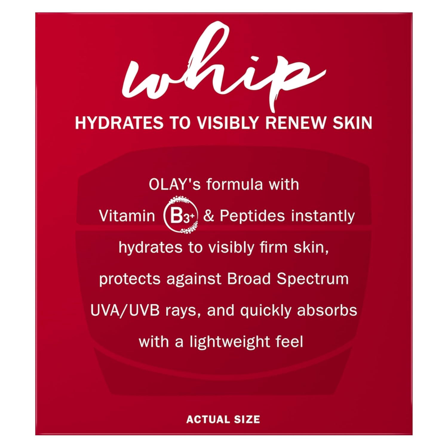 Olay Regenerist Whip Face Moisturizer Cream with Sunscreen SPF 25, 1.7 oz - Image 6