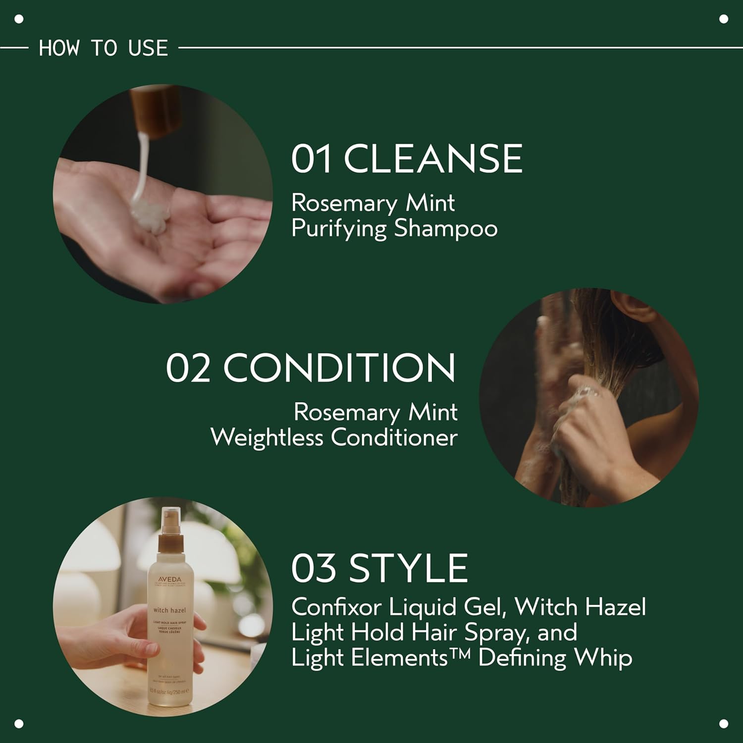 Aveda Rosemary Mint Purifying Shampoo | Clarifying Shampoo | Gently Removes Buildup, Adds Shine | For Normal to Oily Hair, Fine to Medium Hair Types | Invigorating Aroma| 97% Naturally Derived - Image 6