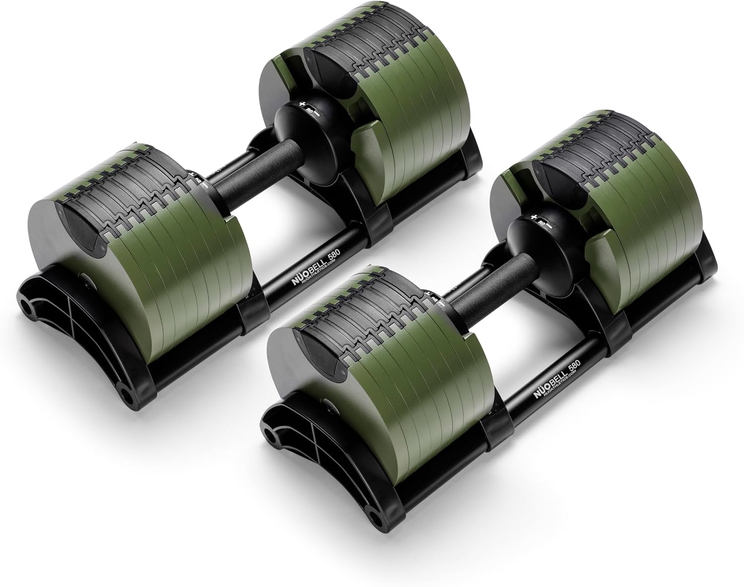 NÜOBELL® Adjustable Dumbbell Set, 5-50 LB or 5-80 LB, Easy Twist 2024-25 Model, All-In-One Weights Set (Pair) for Home, Original Manufacturer - Image 4