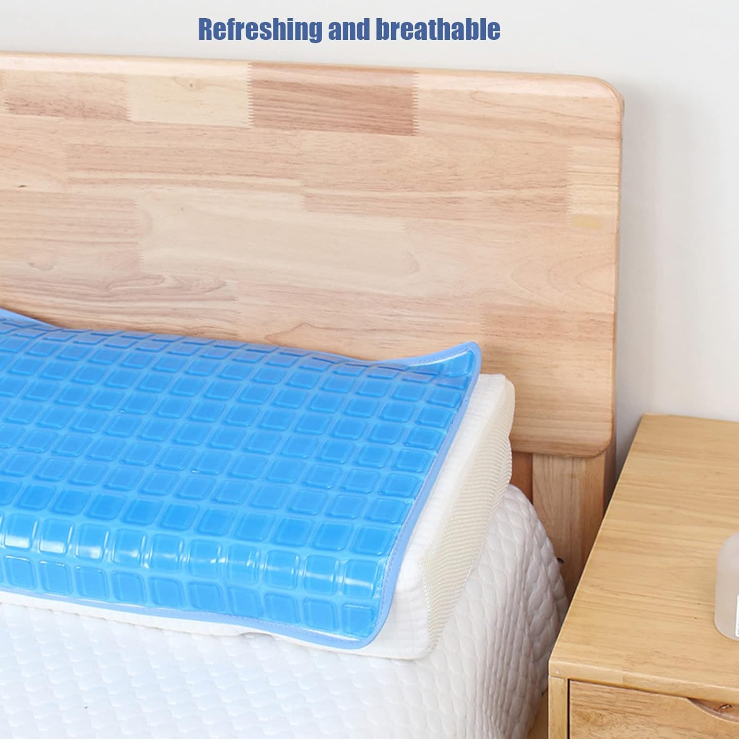 Gel Pillow Cooling Pad Mat, Soft Foldable Cushion, Cooling Mat Relief for Sleep Night Sweats Hot Flashes Dogs - Image 4