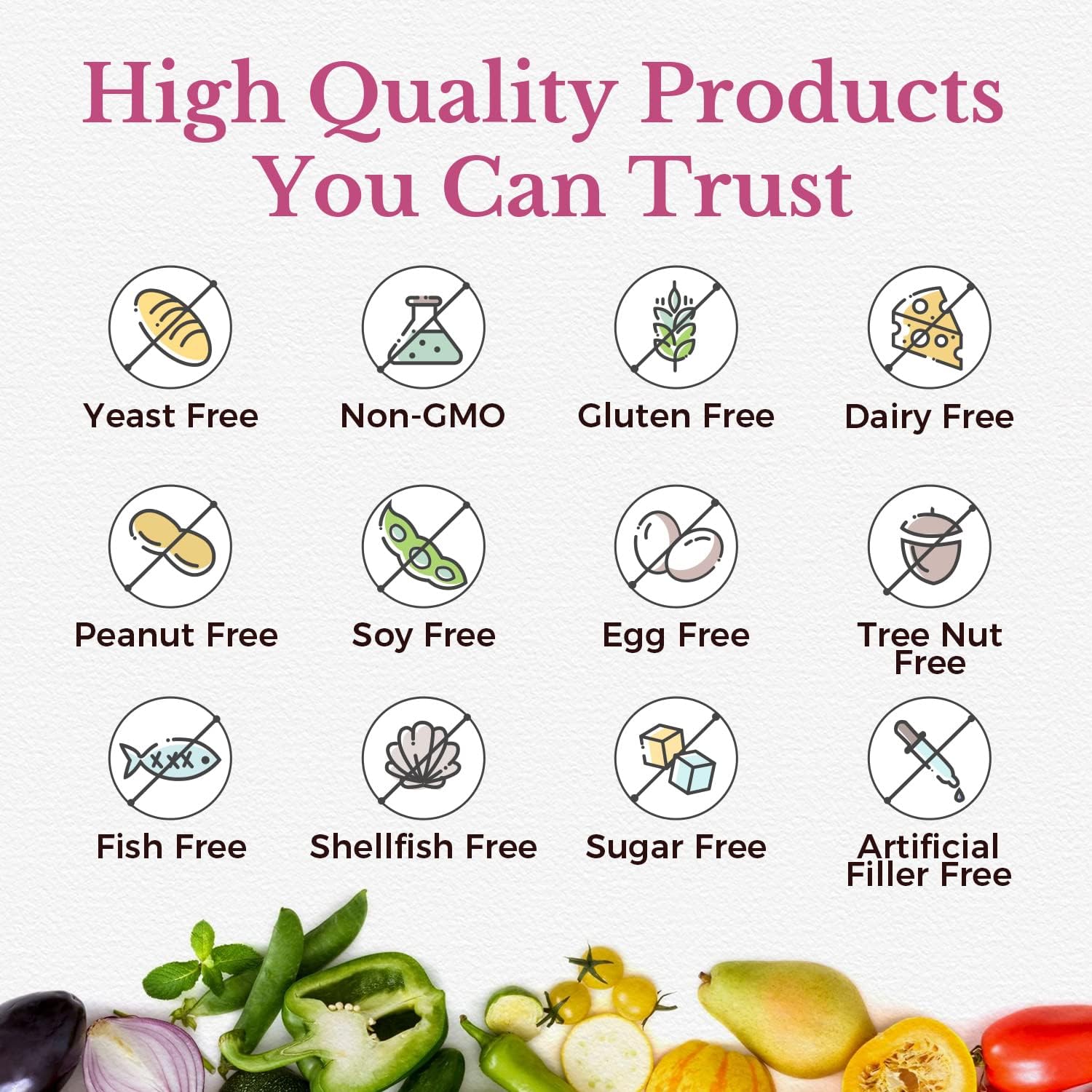 Vitalitown Probiotics for Women 120 Billion CFUs, 30 Strains, with Prebiotics & Digestive Enzymes & Cranberry, Gut & Vaginal Health, Vegan 30 (Pack of 1) Delayed Release Caps - Image 7