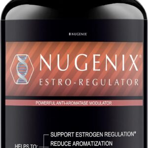 Nugenix Estro-Regulator - DIM Supplement, Estrogen Blocker for Men and Aromatase Inhibitor, Testosterone Booster - 60 Capsules