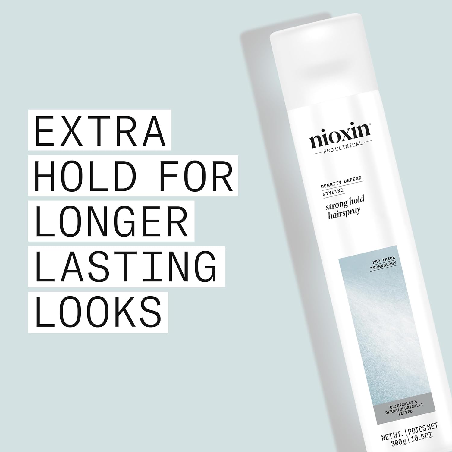 NIOXIN Density Defend Styling Strong Hold Hairspray For Long-Lasting Hairstyles Humidity Resistant 10.6 Fl oz. - Image 3