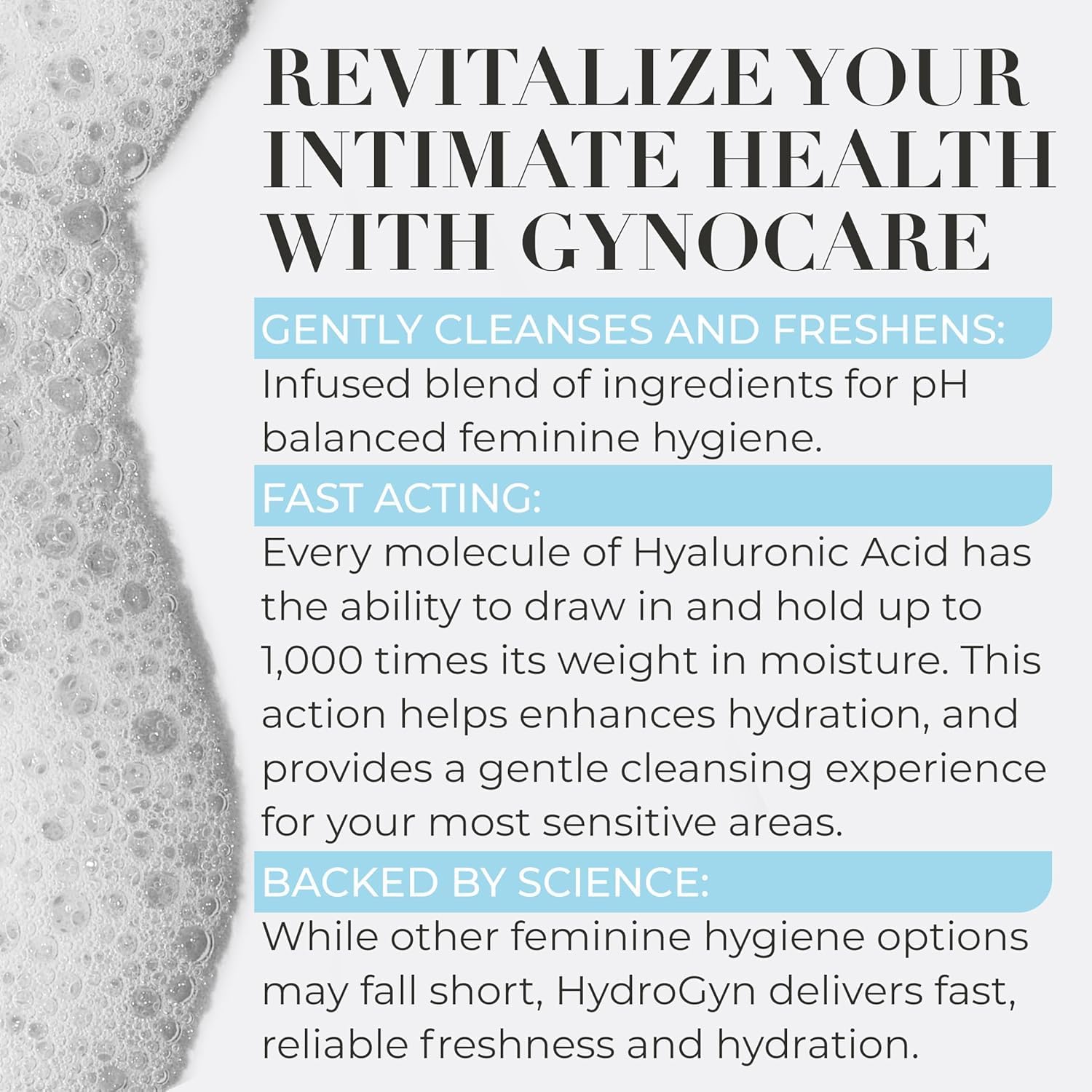 Hydro GYN Vaginal Moisturizer | Long-Lasting Dryness & Discomfort Relief | Estrogen & Hormone Free | 10 Pre-Filled Applicators I Pre and Post Menopausal + Feminine Wash - Image 3