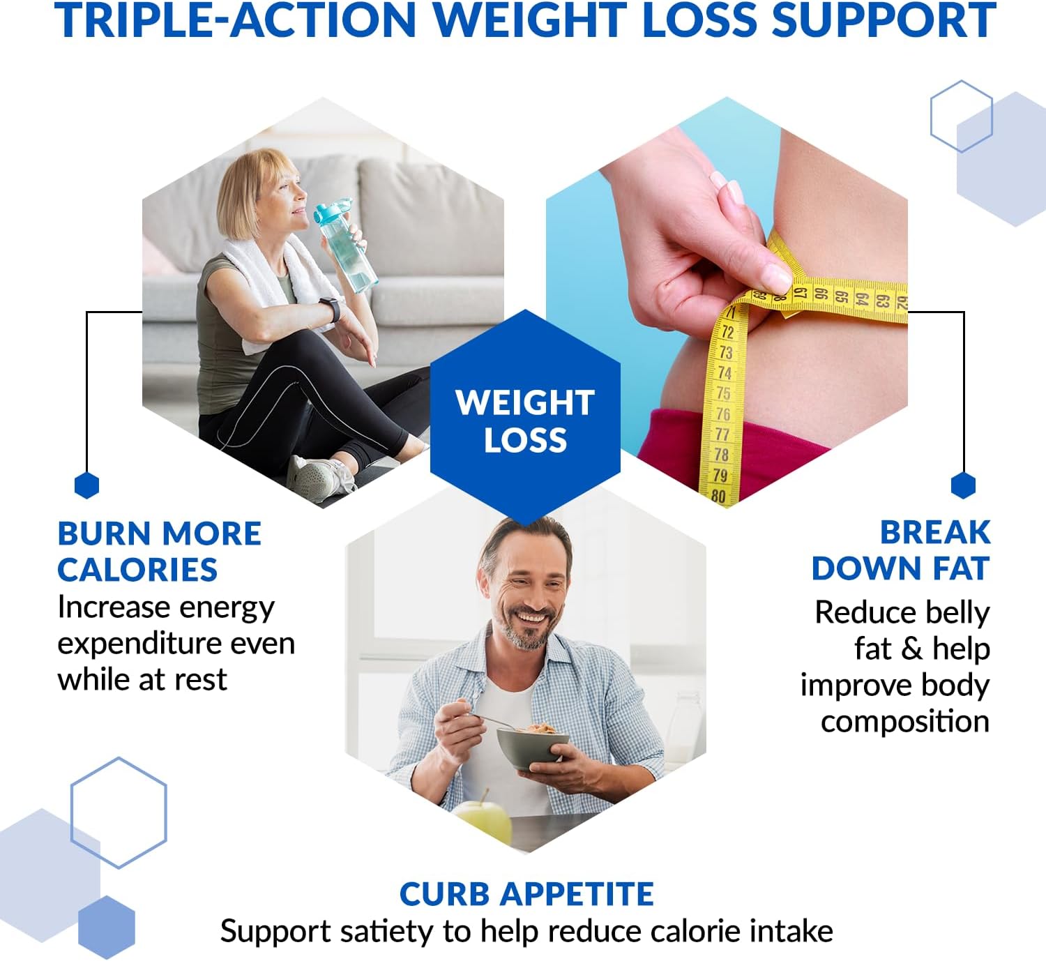 BioTrust MetaboBoost Weight Loss Supplement - Appetite Suppressant | Calorie Fat Burner | Metabolism Booster - Clinically-Studied Diet Pills with Berberine for Holistic WeightLoss Support- 60 Capsules - Image 2