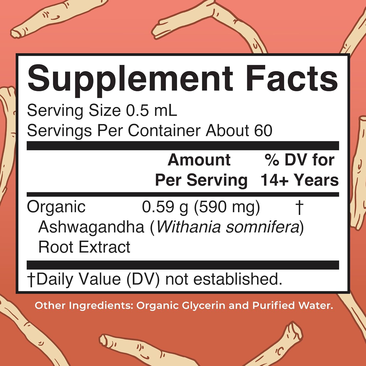 MaryRuth Organics Ashwagandha Root | USDA Organic Ashwagandha Liquid Drops | Stress Relief, Natural Calm, Relaxation and Mood Support Supplement | Adaptogenic | Nervine | Vegan | Non-GMO | 60 Servings - Image 2