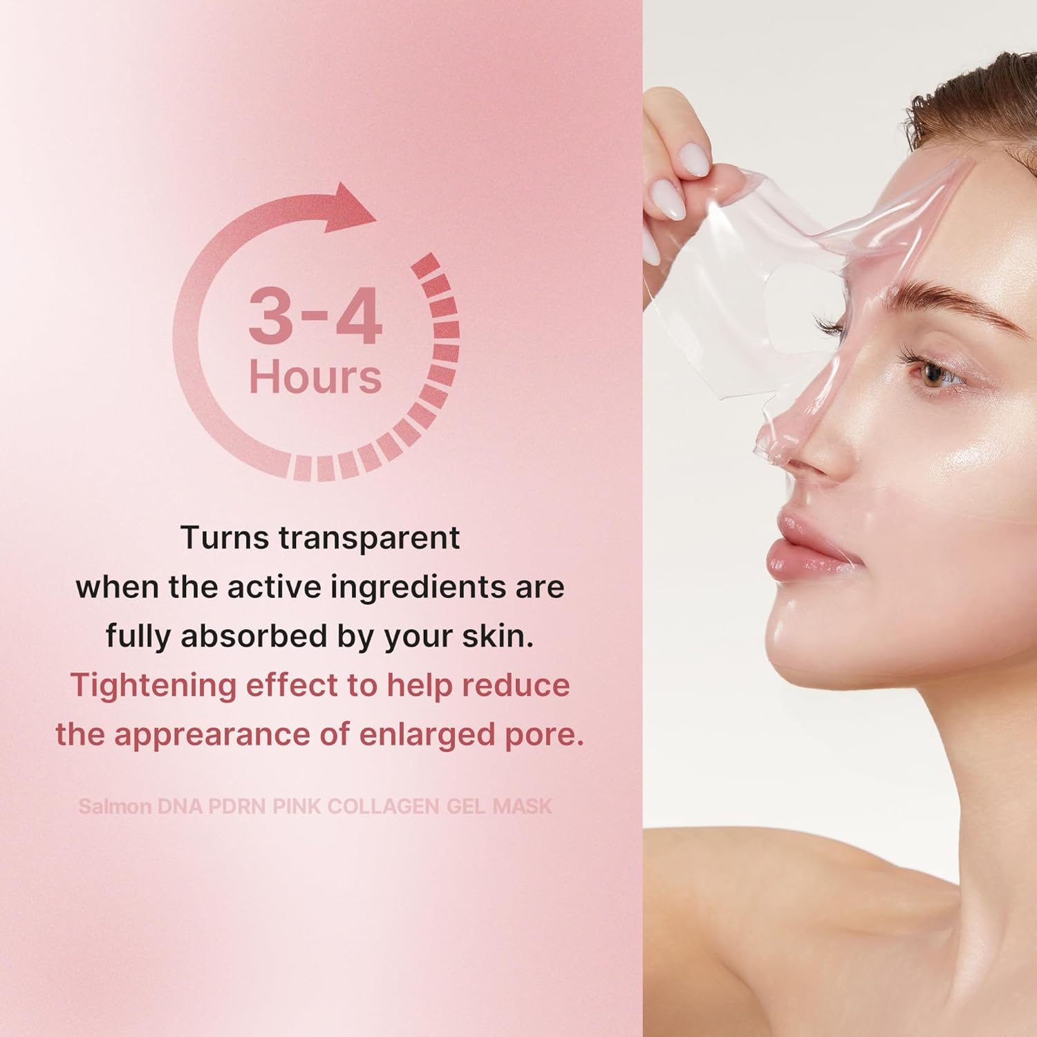 medicube Pink Glass Glow Skin Trio: Salmon DNA PDRN pink collagen jelly gel mask (4ea) and PDRN Peptide Serum, glow serum and Collagen Jelly Cream 50ml - Image 5