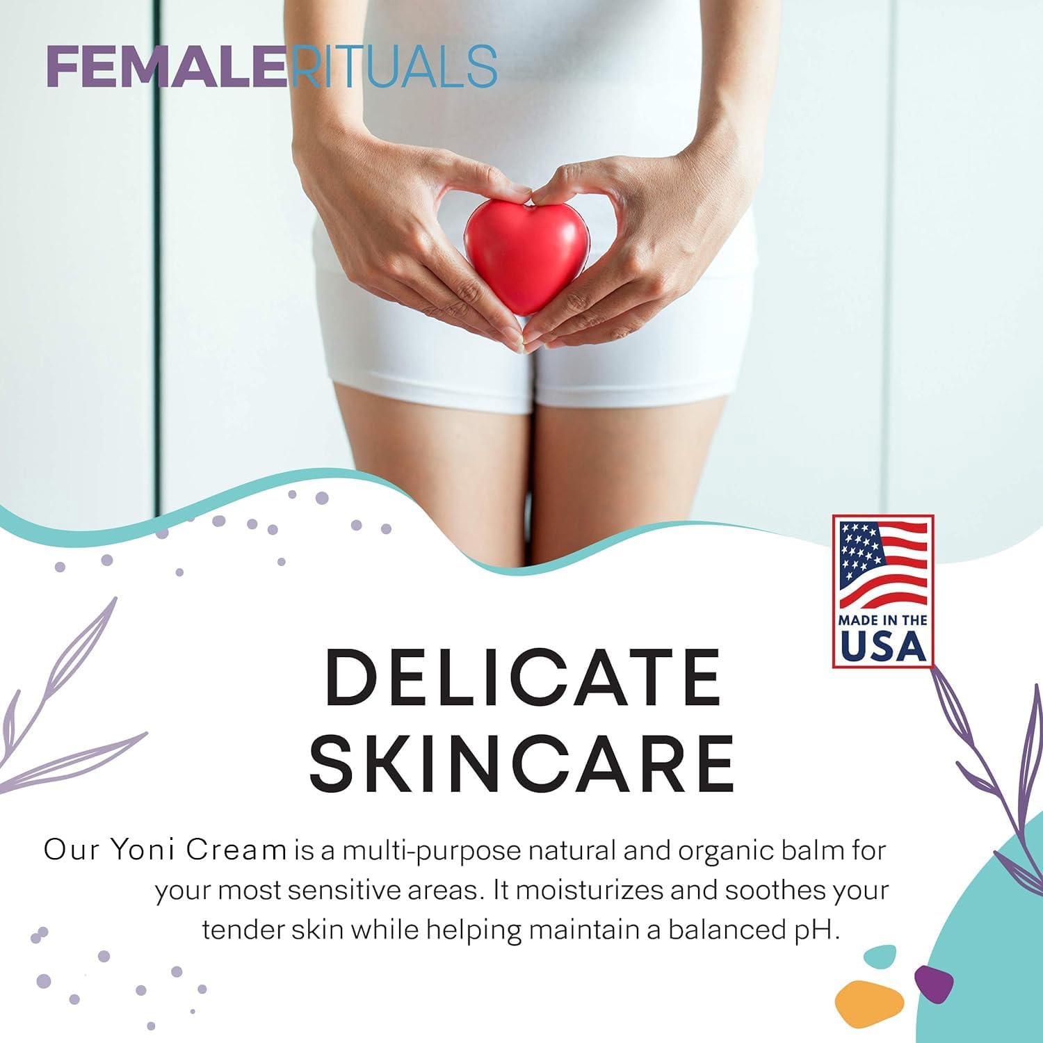 Intimate Vaginal Moisturizer for Women Clinically Tested for Dryness, Itching, Burning & Vagina Odor - All Natural Vaginal Moisture Cream for Feminine Care & Intimate Skin Care 4oz - Image 6