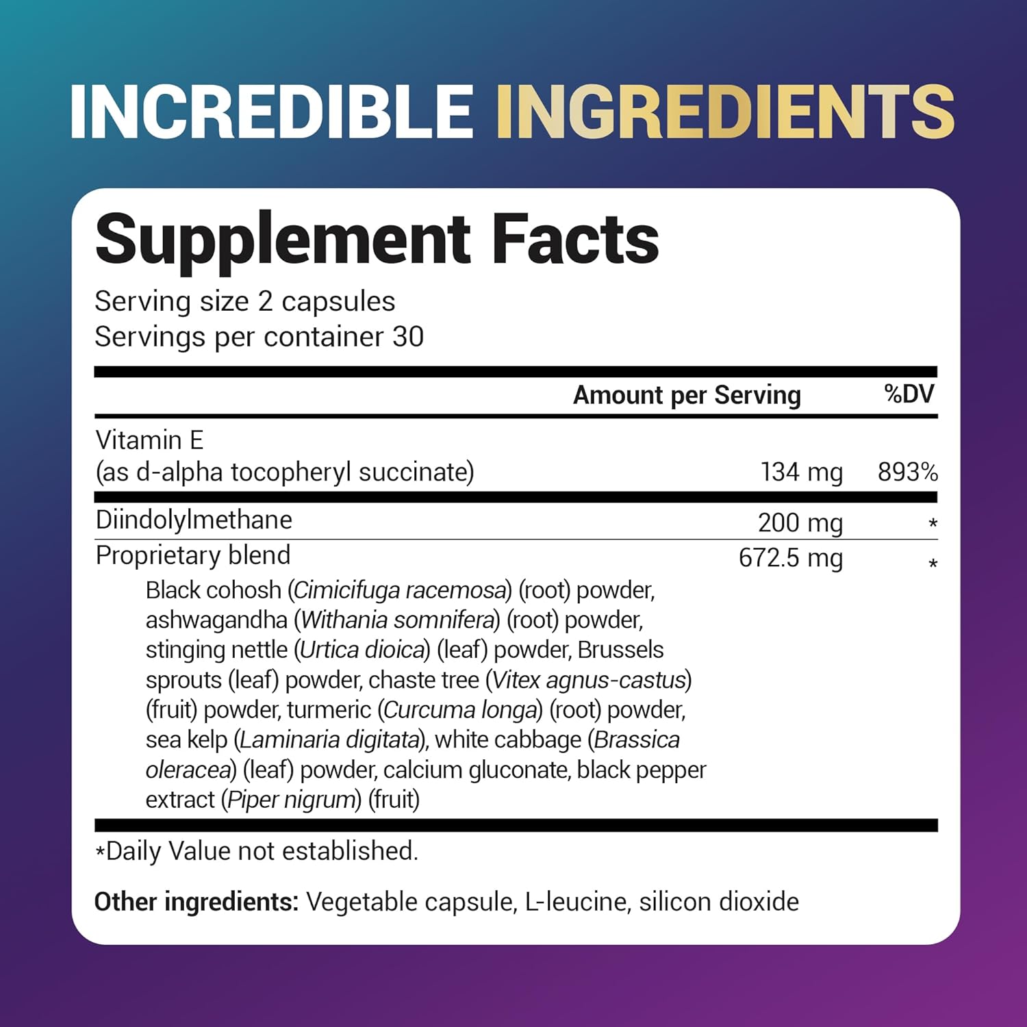 Dr. Berg DIM Supplement Estrogen Balance - Original Estrogen Supplement for Women with Diindolylmethane for Menstrual Symptoms & Menopause Relief & Black Pepper for Enhanced Absorption - 60 Capsules - Image 8