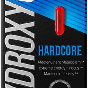 Hydroxycut Hardcore - Thermogenic Supplement - Energy & Metabolism Support - 265 mg Caffeine Anhydrous, Green Coffee Extract - Rapid Release Capsules - 60 Count