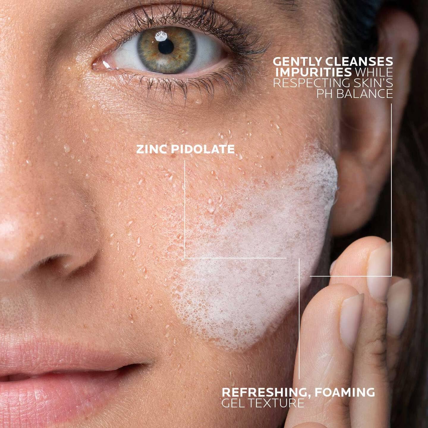 La Roche-Posay Effaclar Purifying Foaming Gel Cleanser for Oily Skin, With Zinc Pidolate To Remove Excess Oil, Alcohol Free & Oil Free, Face Wash For Oily Skin, Dermatologist & Sensitive Skin Tested - Image 2