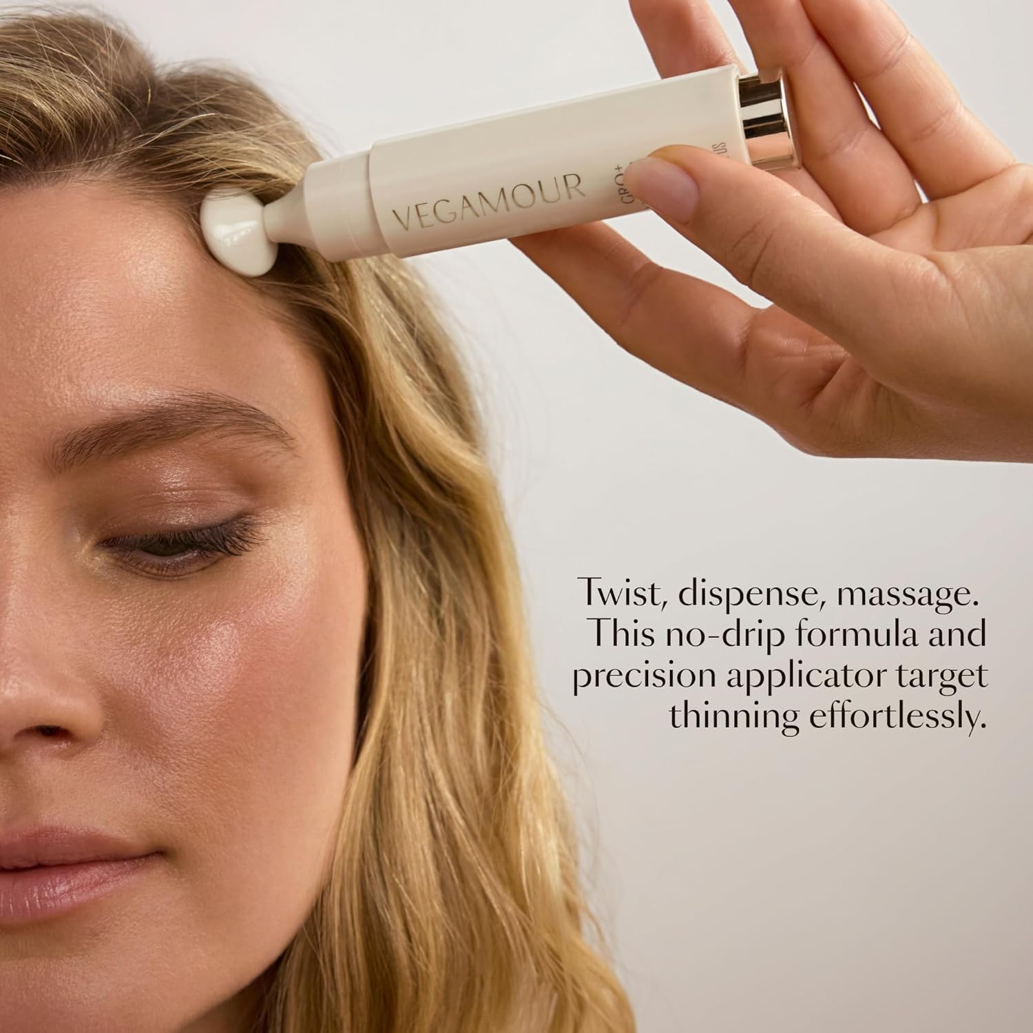 VEGAMOUR GRO+ Advanced Gel-Serum Cooling Massage Pen for Hair Density, Reduces Shedding and Promotes a Healthy Scalp, Helps with Severe Signs of Thinning, Vegan, Cruelty-Free - Image 7