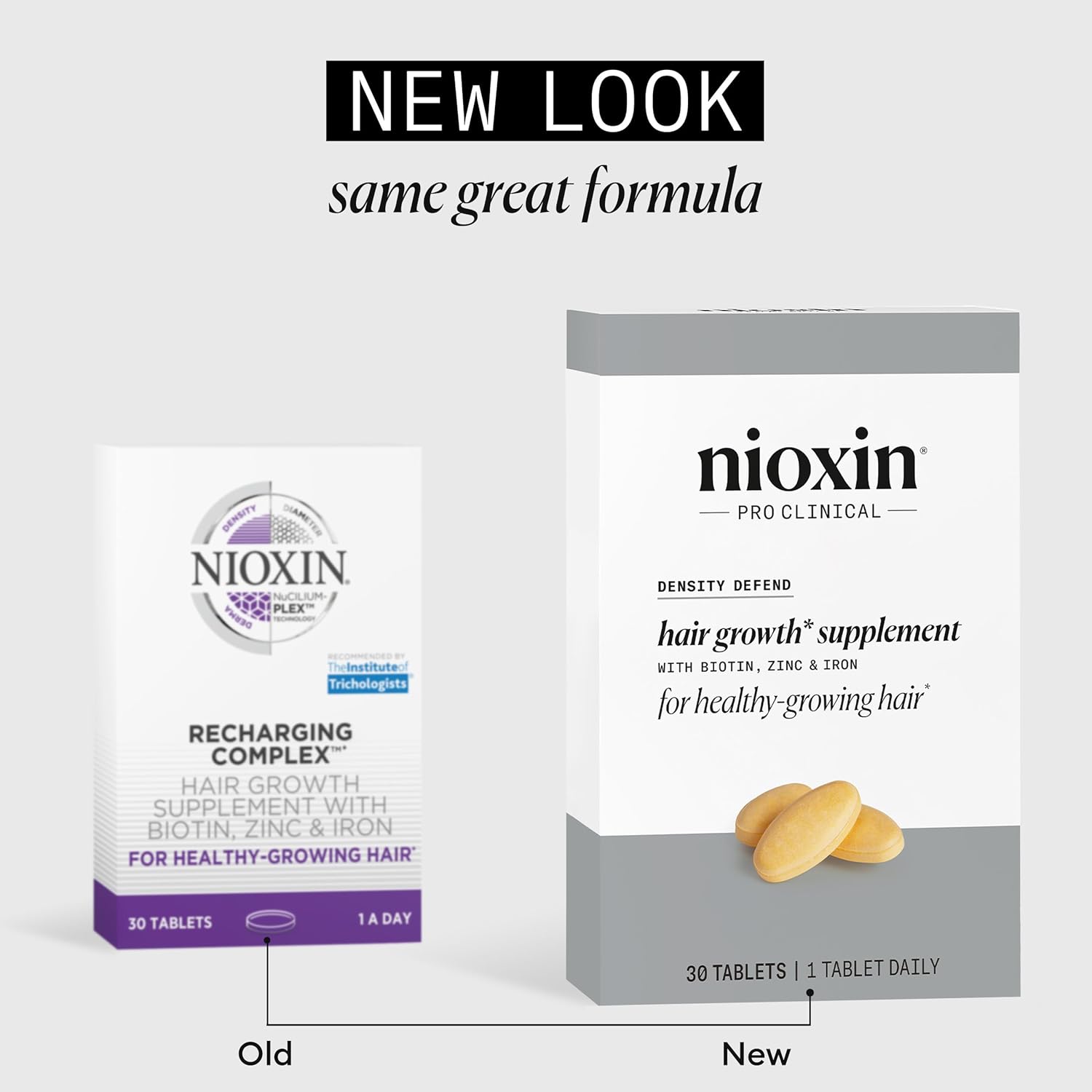 NIOXIN Density Defend Hair Growth Supplements | with Biotin, Zinc and Iron | for Hair Growth and Thickness | 30 Tablets - Image 2