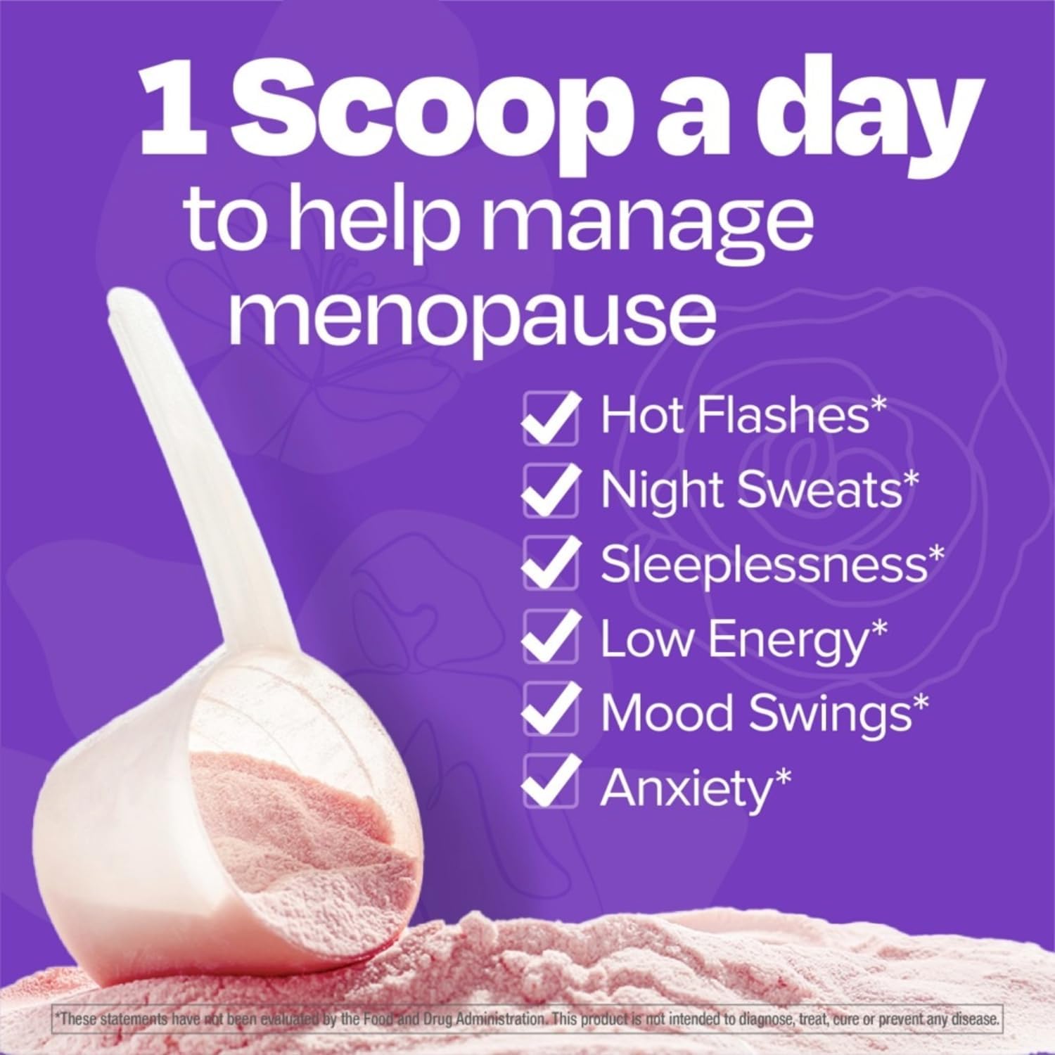 Cystex Menopause Support Powder - Daily Relief for Hot Flashes, Night Sweats, & Mood Swings - Clinically-Studied Ingredients - Electrolyte-Enhanced - Berry Flavor - 15 Servings - Image 7