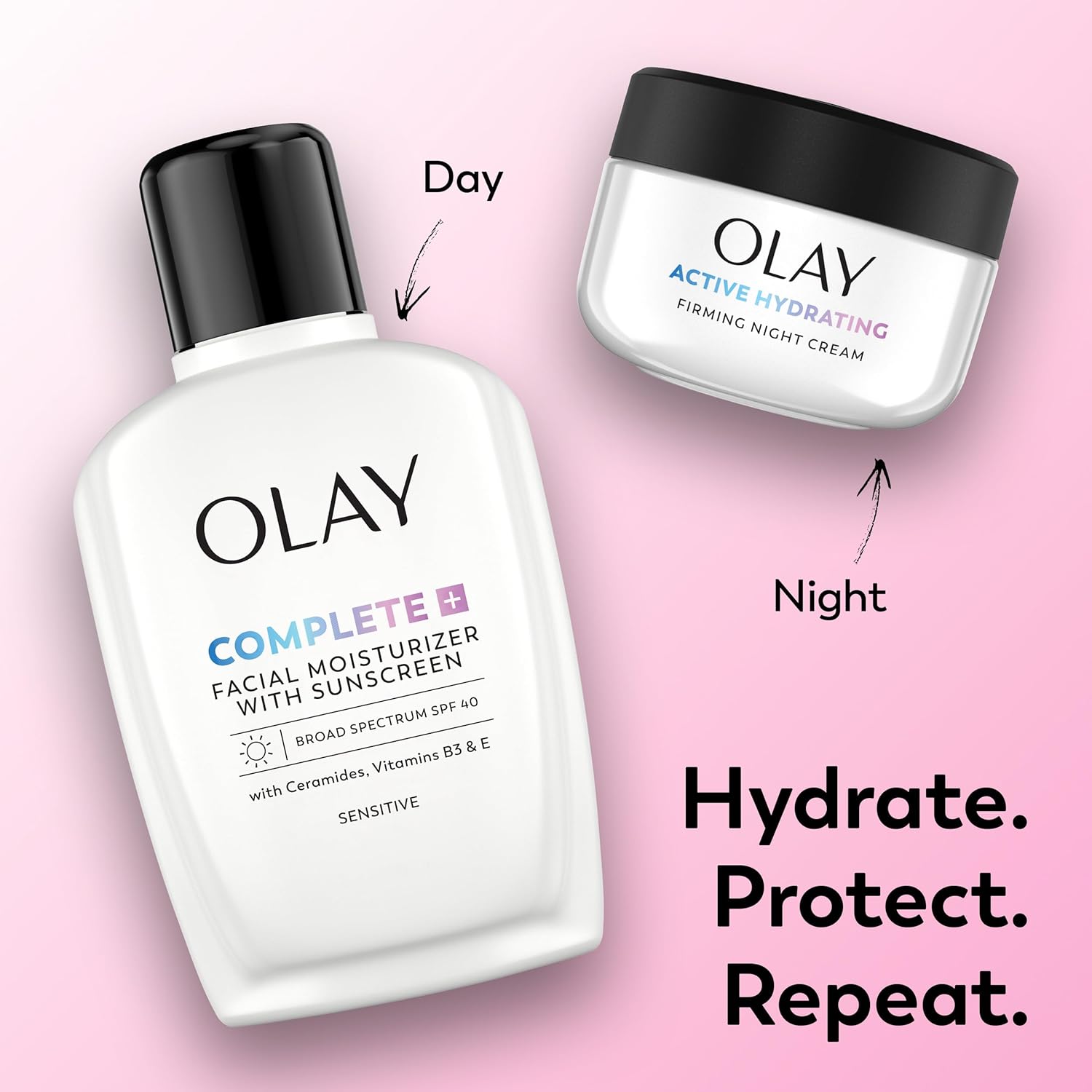 Olay Firming Night Cream (Pack of 3) – Hydrating Anti-Aging Moisturizer for Smoother, Firmer Skin (1.9 oz) - Image 8