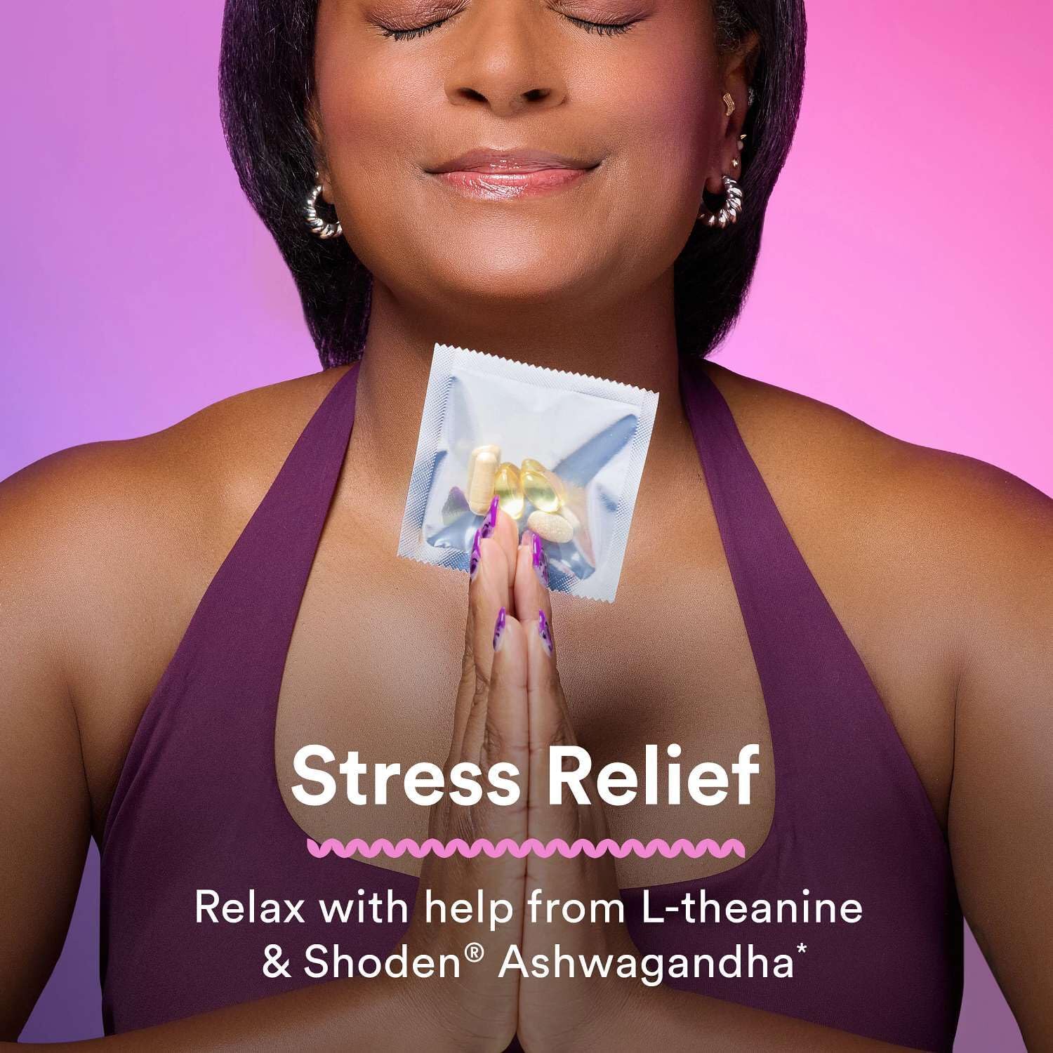 GNC Women's Stress Relief Vitapak, Stress & Cortisol Management, 30 Count - Image 6