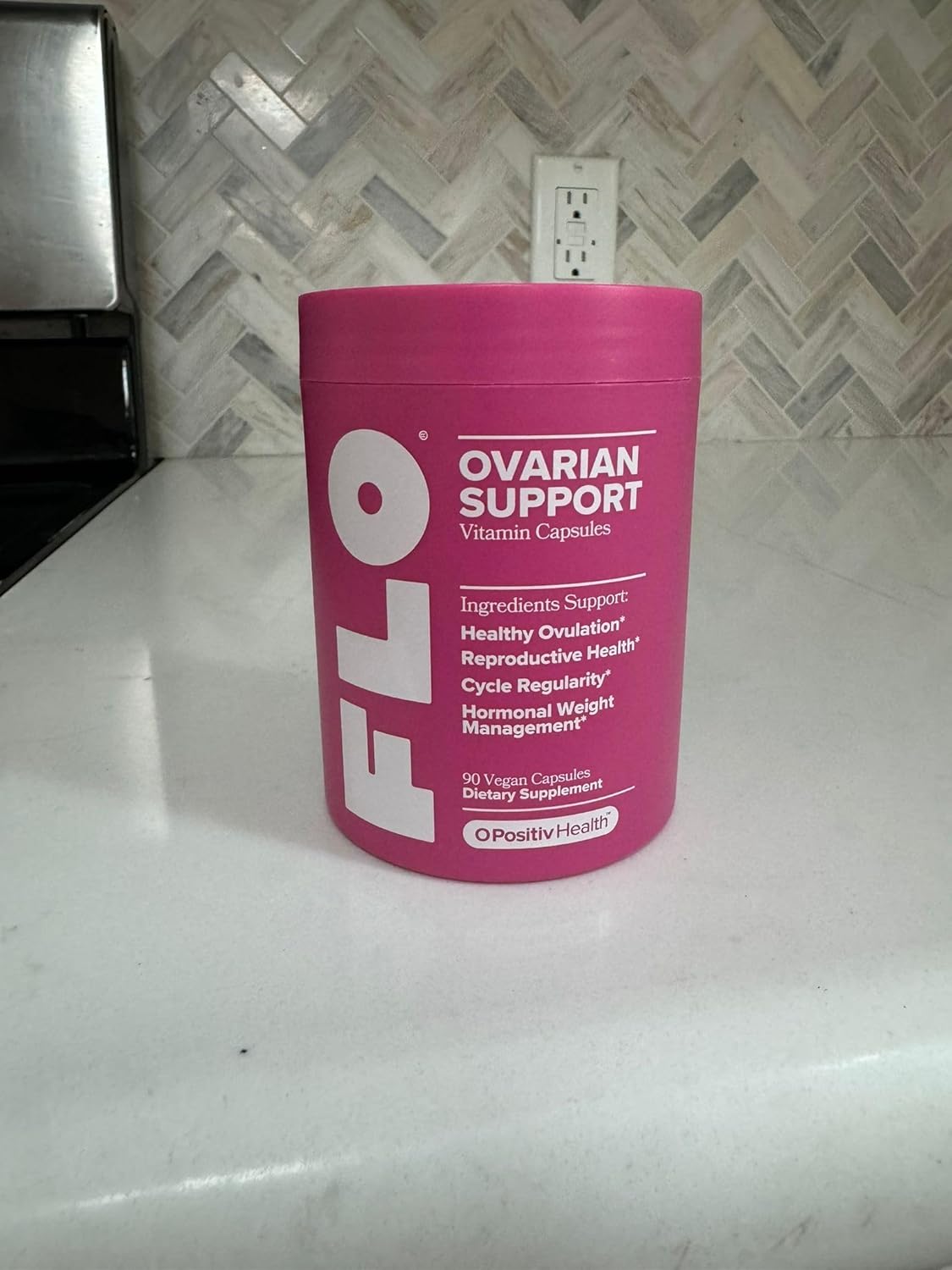 O Positiv FLO Ovarian Health Support - Hormone Balance for Women, Supplement with DIM, Myo & D-Chiro Inositol, Folic Acid - Supports Healthy Ovulation, Cycle Regularity - 30 Servings - Image 5