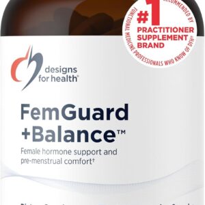 Designs for Health FemGuard + Hormone Balance for Women - DIM, Black Cohosh, Calcium D-Glucarate, EGCg Green Tea Extract & Chaste Tree Supplement for Mood Support & Estrogen Metabolism (120 Capsules)
