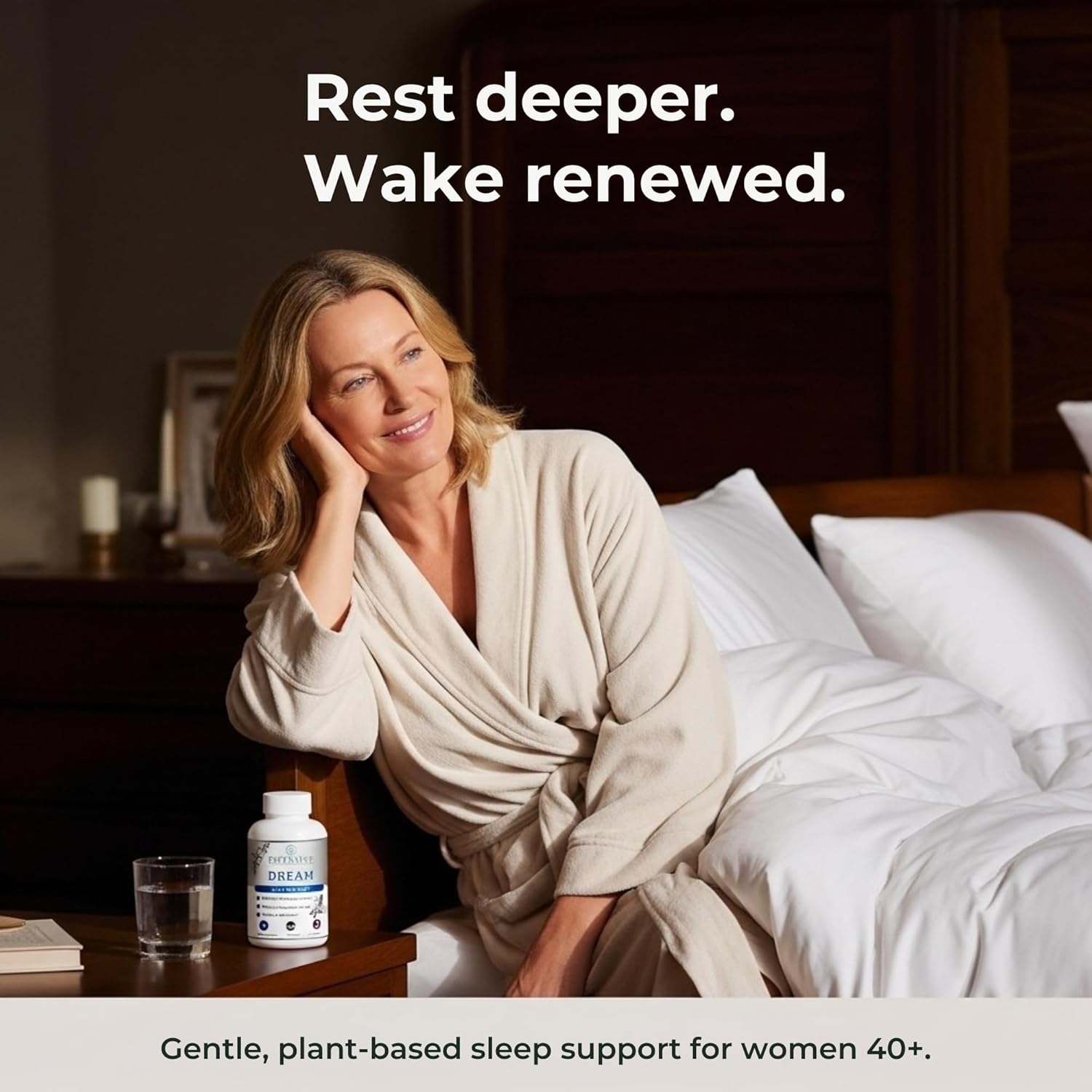 Sleep Aid for Women – Natural Menopause Sleep Support with Melatonin, Magnesium, Valerian & Chamomile – Non-Habit Forming – 60 Capsules – Botavive Dream - Image 7