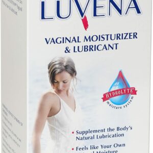LUVENA Vaginal Moisturizer for Women, Long-Lasting, Intimate Care, Feminine Hydration, Menopause Support, Relieve Dryness & Irritation, Pre-Filled Applicators, pH Balanced, Water-Based, 30g (1 pack)