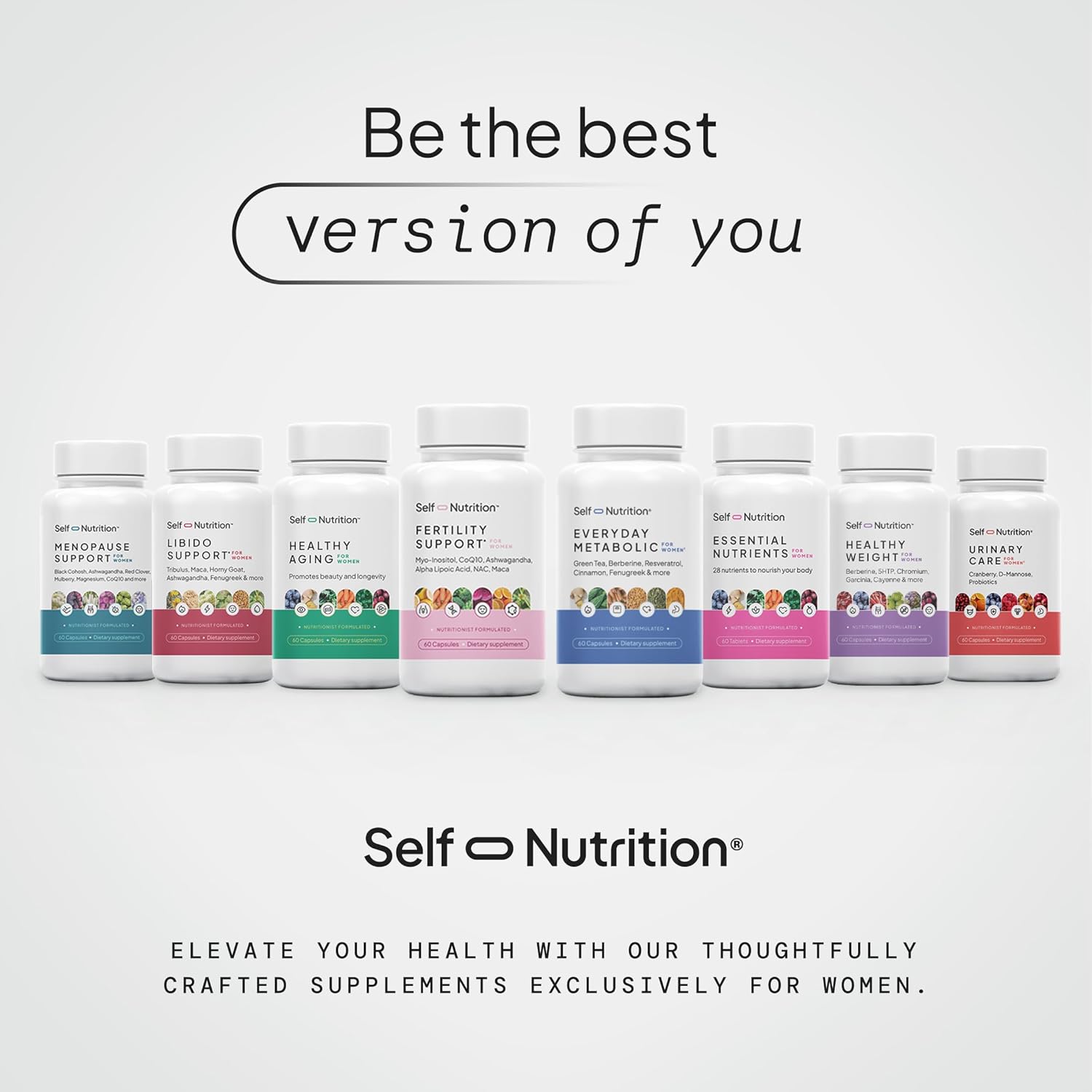 SELF NUTRITION Healthy Weight Loss Supplement for Women - Third-Party Tested - Appetite and Craving Control, Fat Burner, Weight Loss Supplement, Metabolism and Mood Booster - Made in USA, 60 Capsules - Image 8