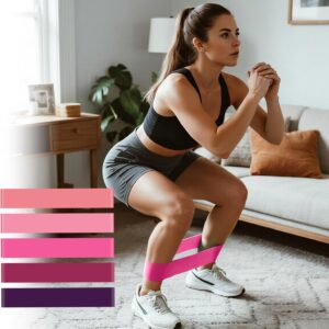 Resistance Bands Set (5 Pack) for Home Workout, Yoga & Fitness Training – Portable Exercise Bands for Strength & Toning